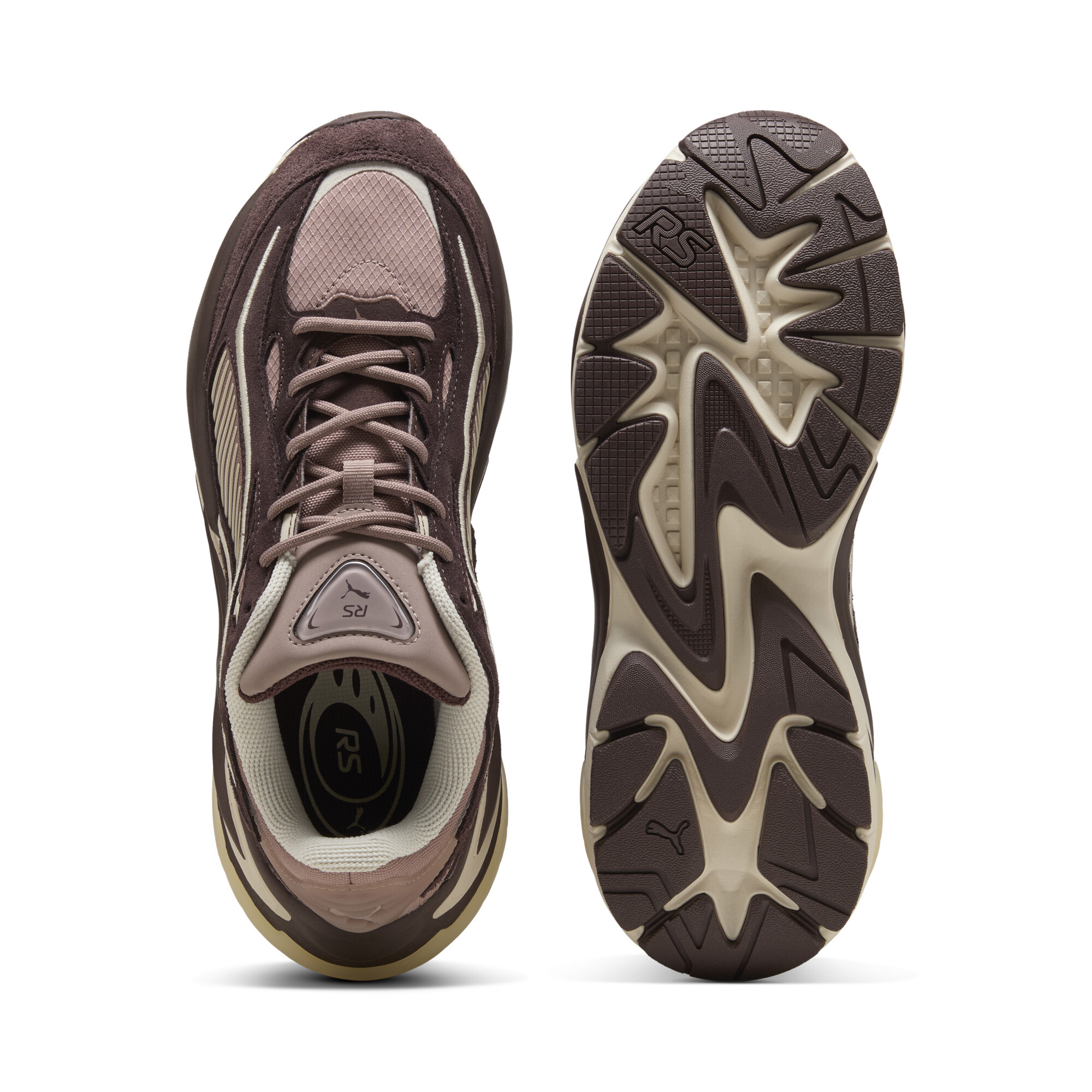 PUMA RS Surge Hairy Suede sneakers uniseks, Bruin, Maat 38 thumbnail 4