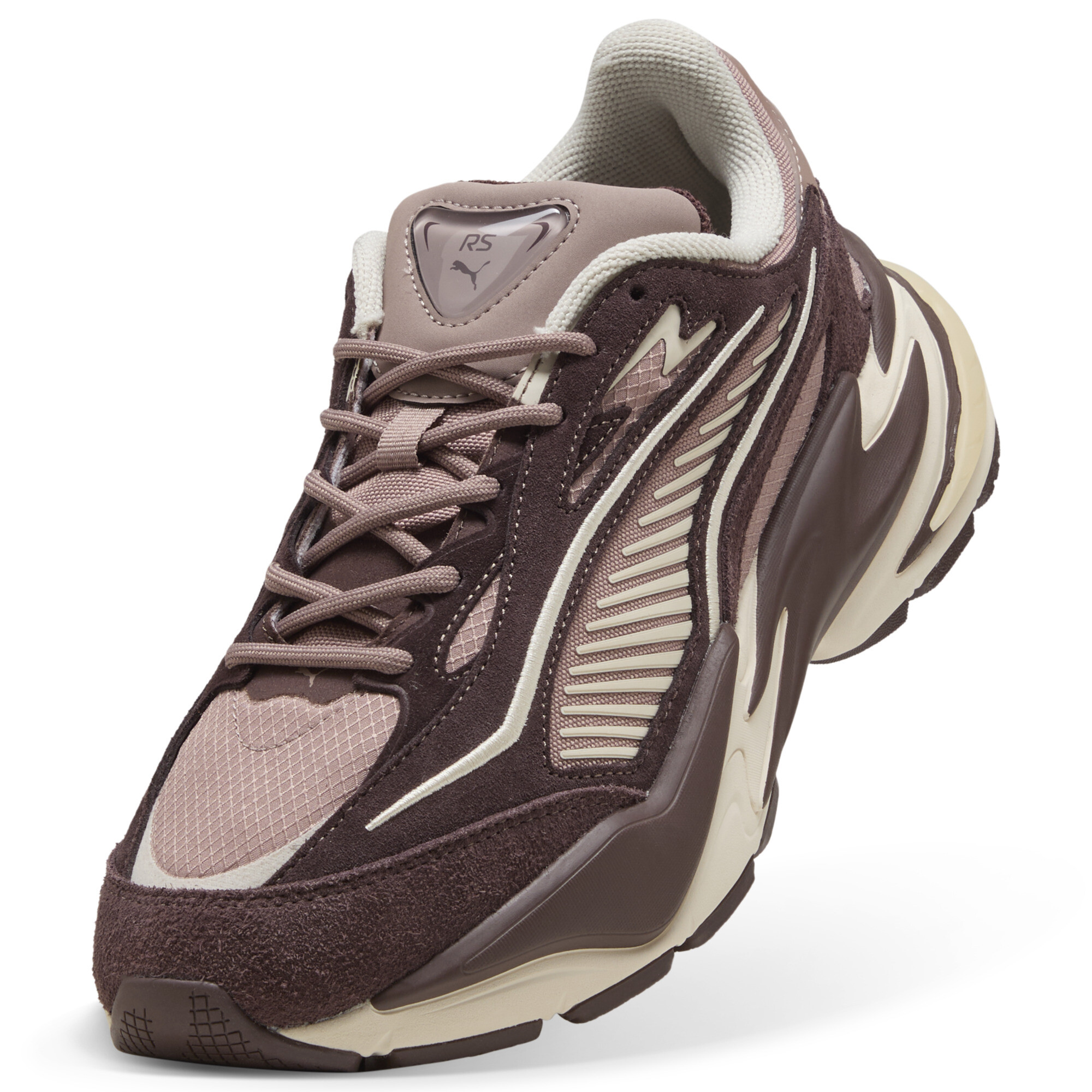 PUMA RS Surge Hairy Suede sneakers uniseks, Bruin, Maat 38 thumbnail 2