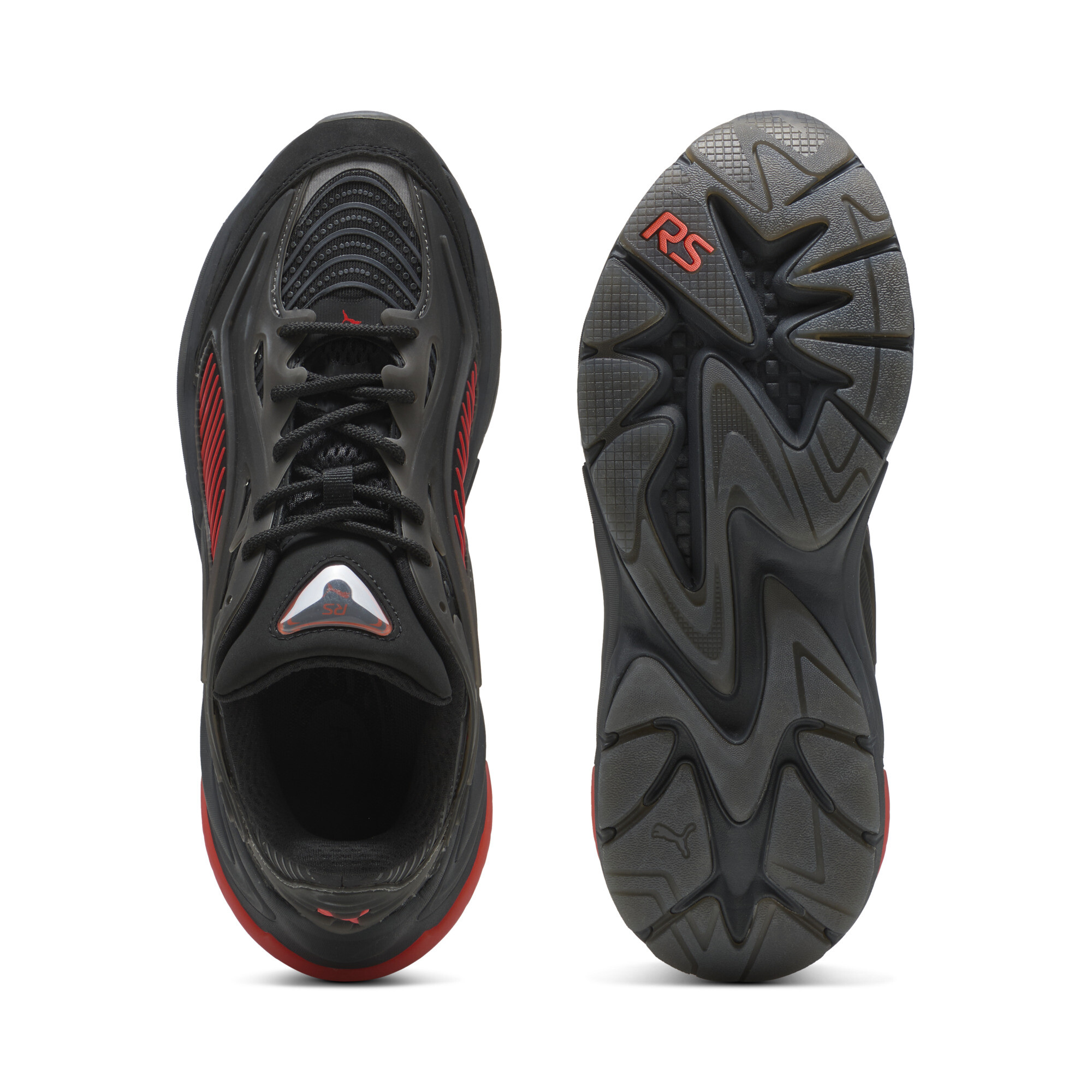 PUMA RS Surge Vibrant sneakers uniseks, Zwart/Rood, Maat 38,5 thumbnail 4