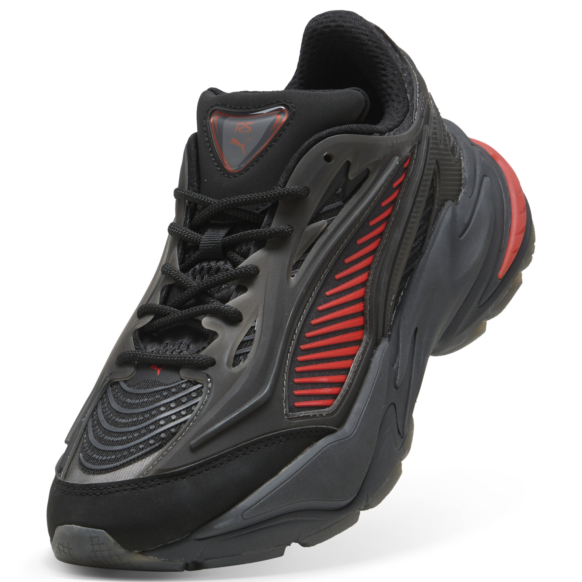 PUMA RS Surge Vibrant sneakers uniseks, Zwart/Rood, Maat 38,5 thumbnail 2