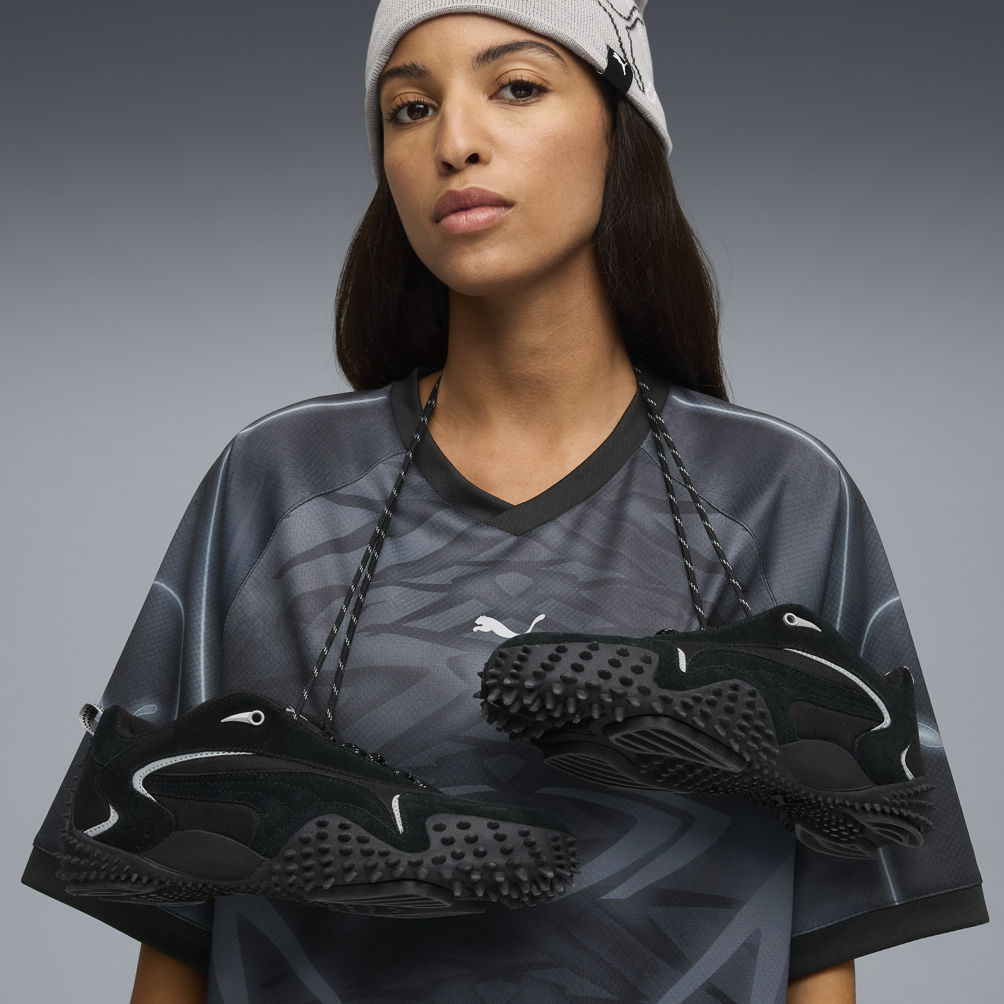 PUMA Mostro XC Prime sneakers uniseks, Zwart/Grijs, Maat 37 thumbnail 8