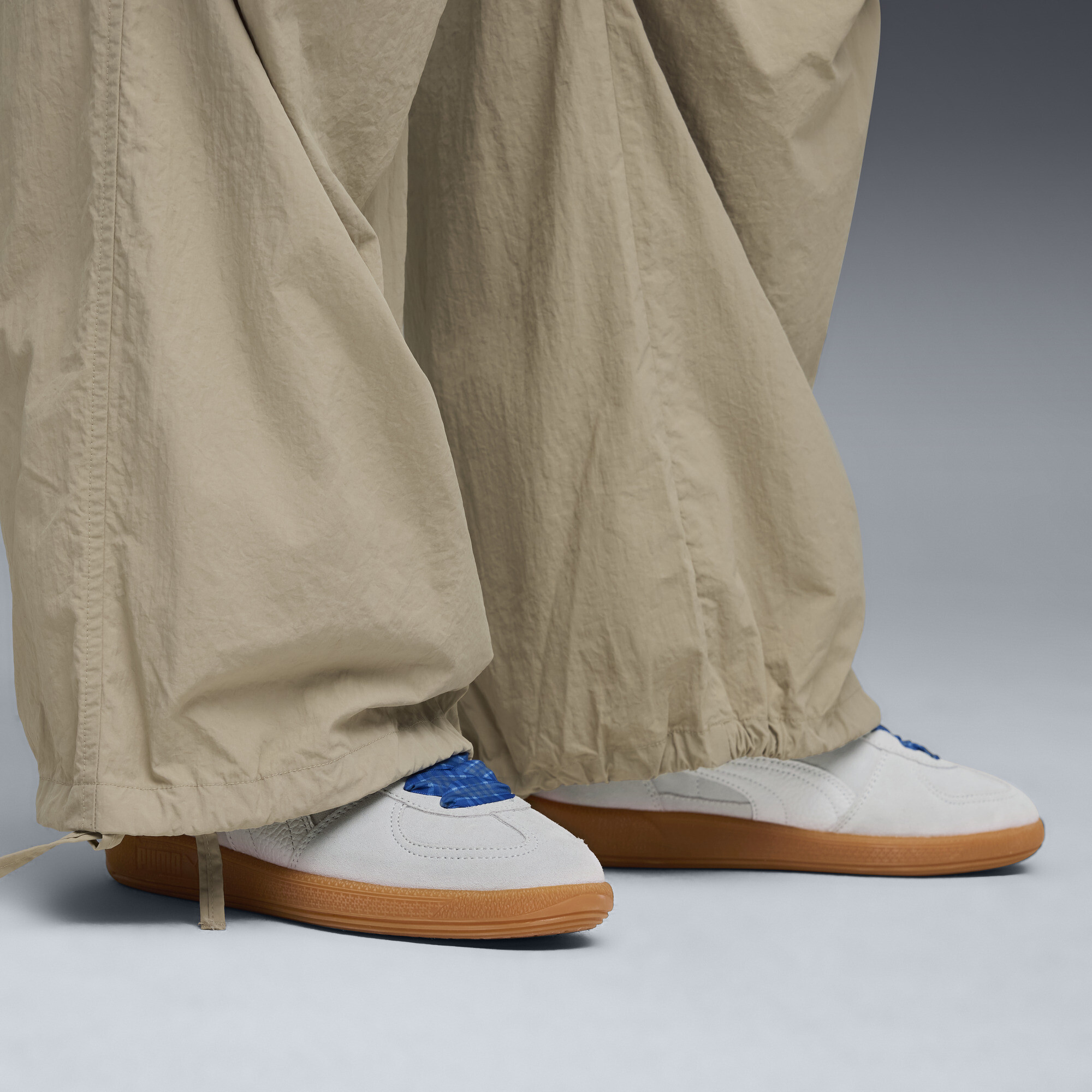 PUMA Palermo Laces sneakers voor Dames, Zilver, Maat 41 thumbnail 8