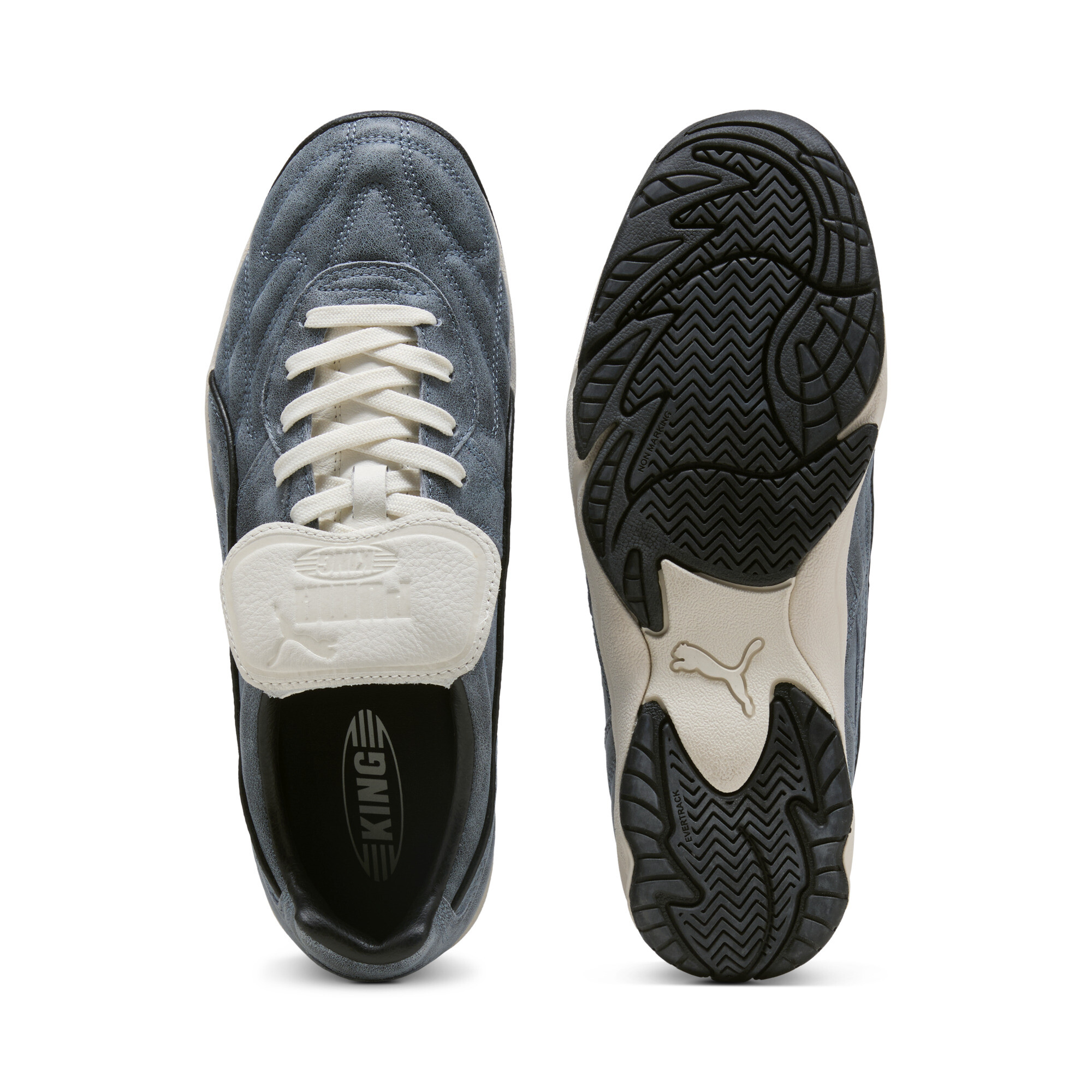 PUMA King Indoor Premium sneakers, Blauw/Wit, Maat 43 thumbnail 4