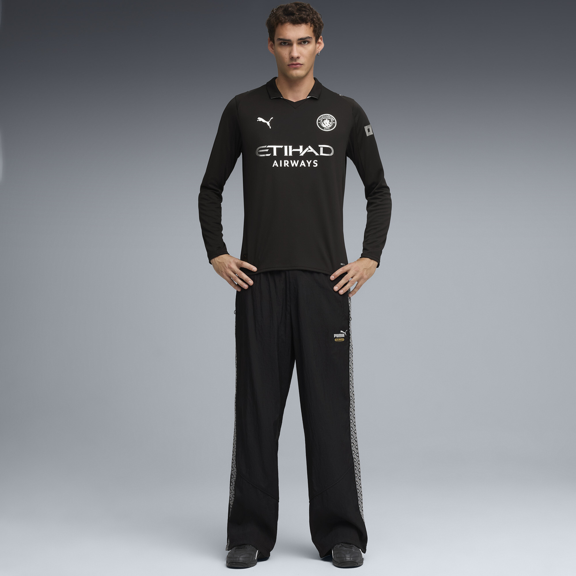 PUMA King Indoor Premium sneakers, Zwart/Wit, Maat 43 thumbnail 9