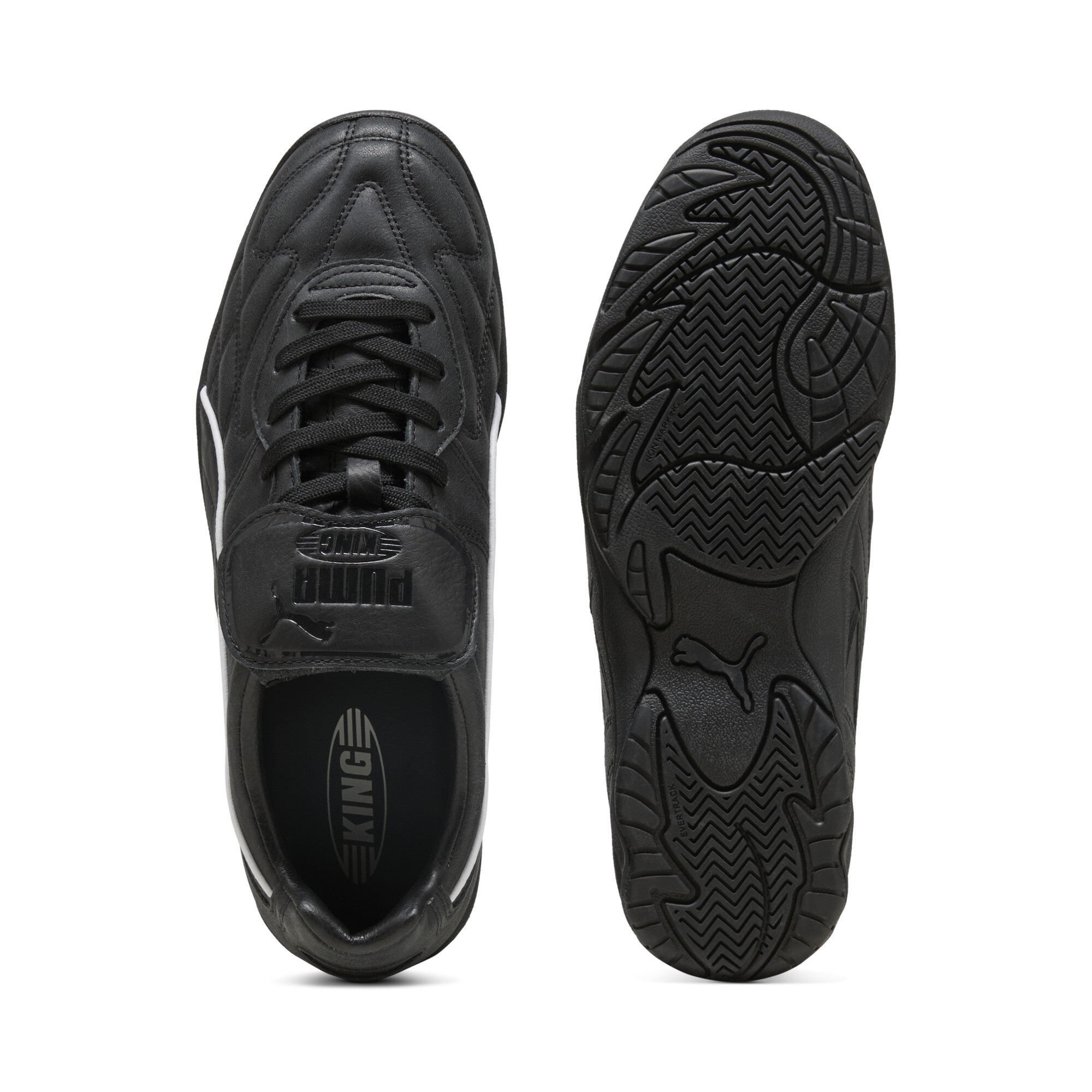 PUMA King Indoor Premium sneakers, Zwart/Wit, Maat 43 thumbnail 4