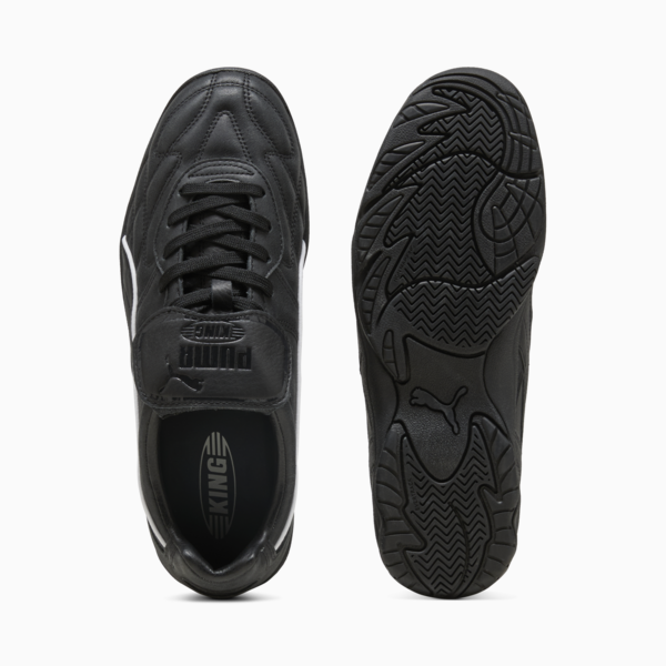 King Indoor Premium Sneakers Unisex, PUMA Black-PUMA White, large-ZAF