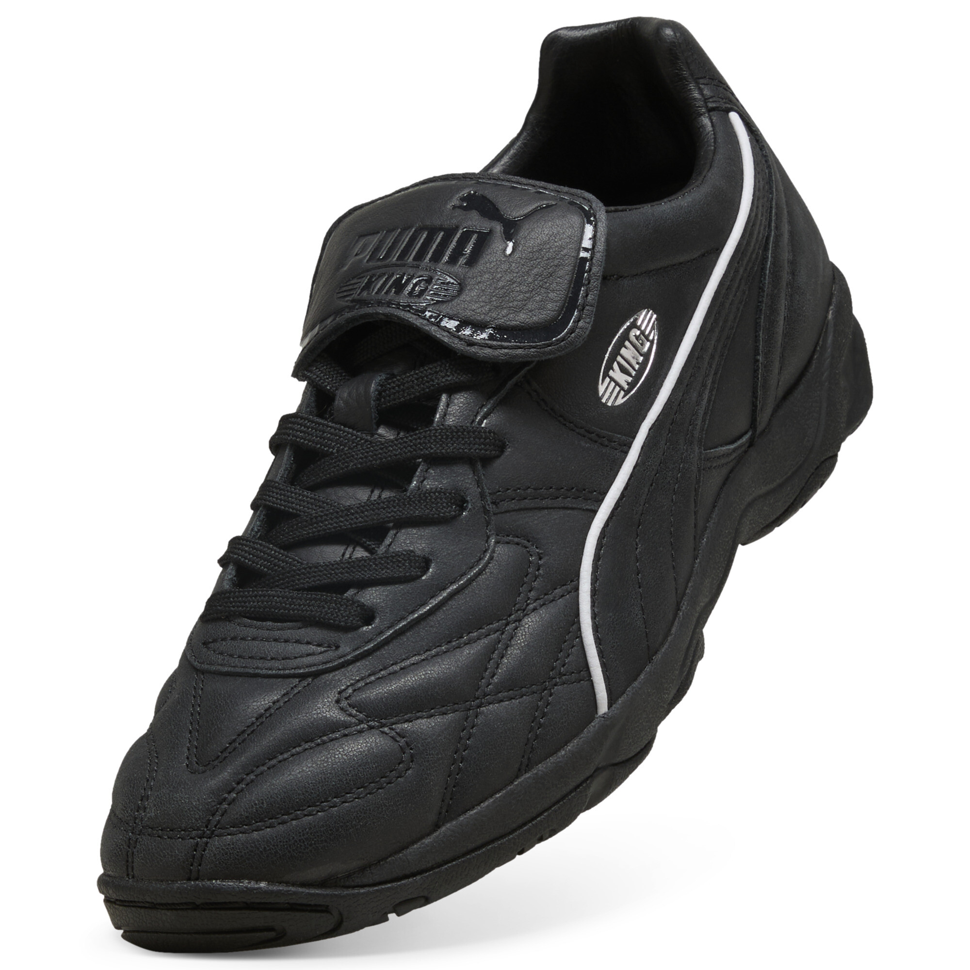 PUMA King Indoor Premium sneakers, Zwart/Wit, Maat 43 thumbnail 2