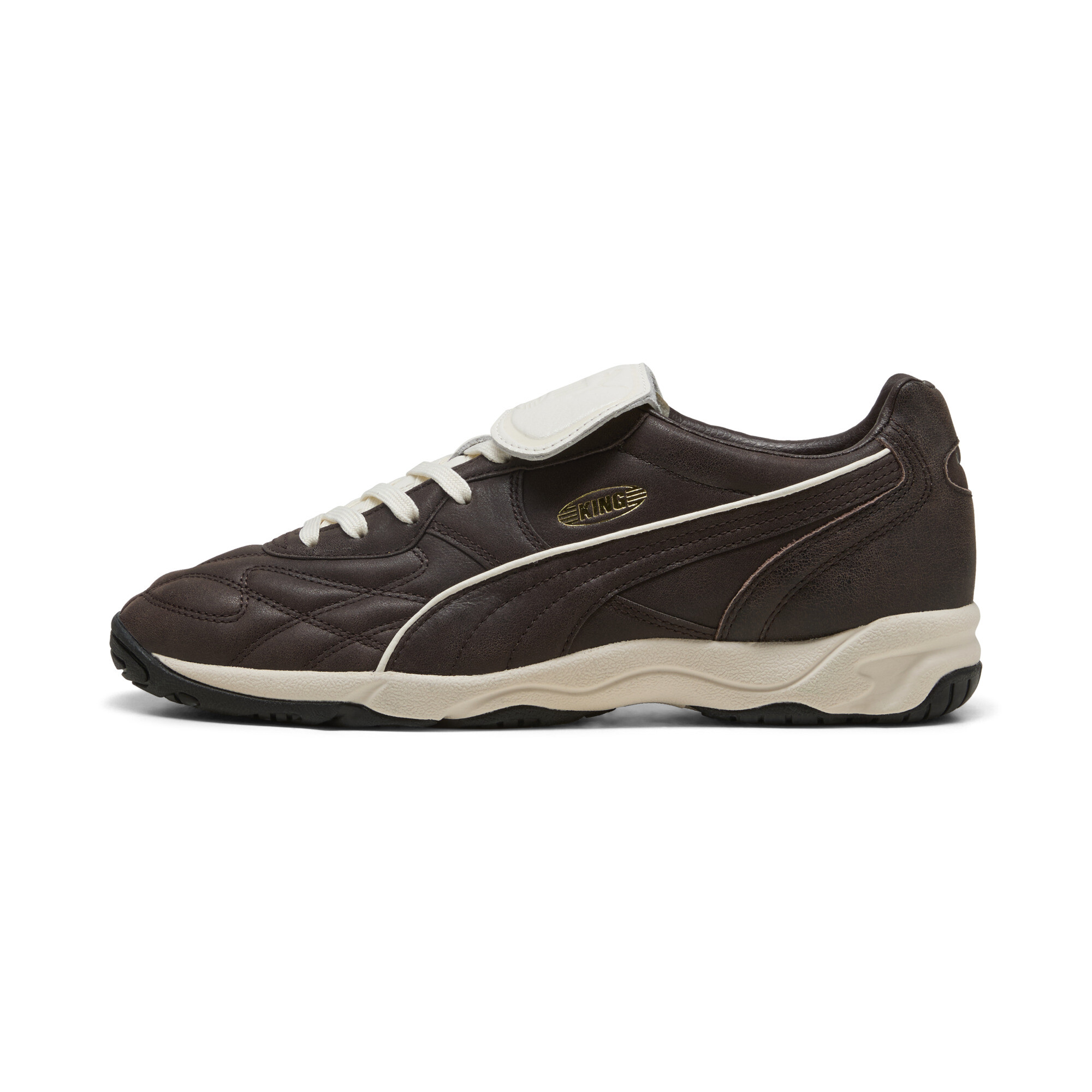 Puma King Indoor Premium Soccer Sneaker In Brown