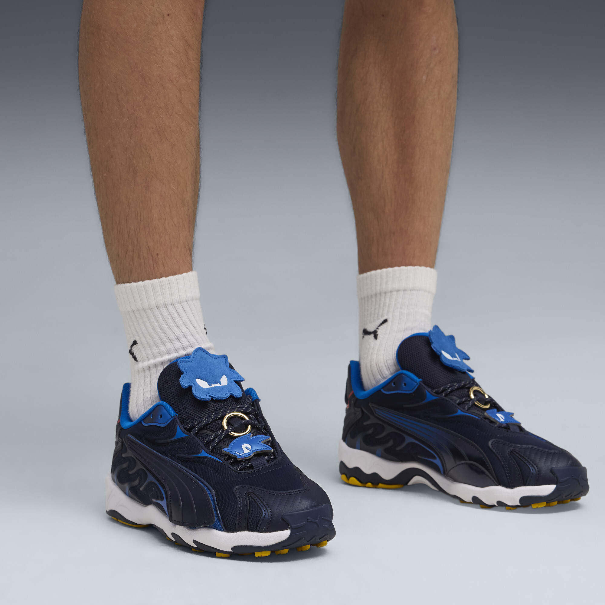 PUMA x SONIC THE HEDGEHOG Inhale Sneakers uniseks, Blauw, Maat 46 thumbnail 8