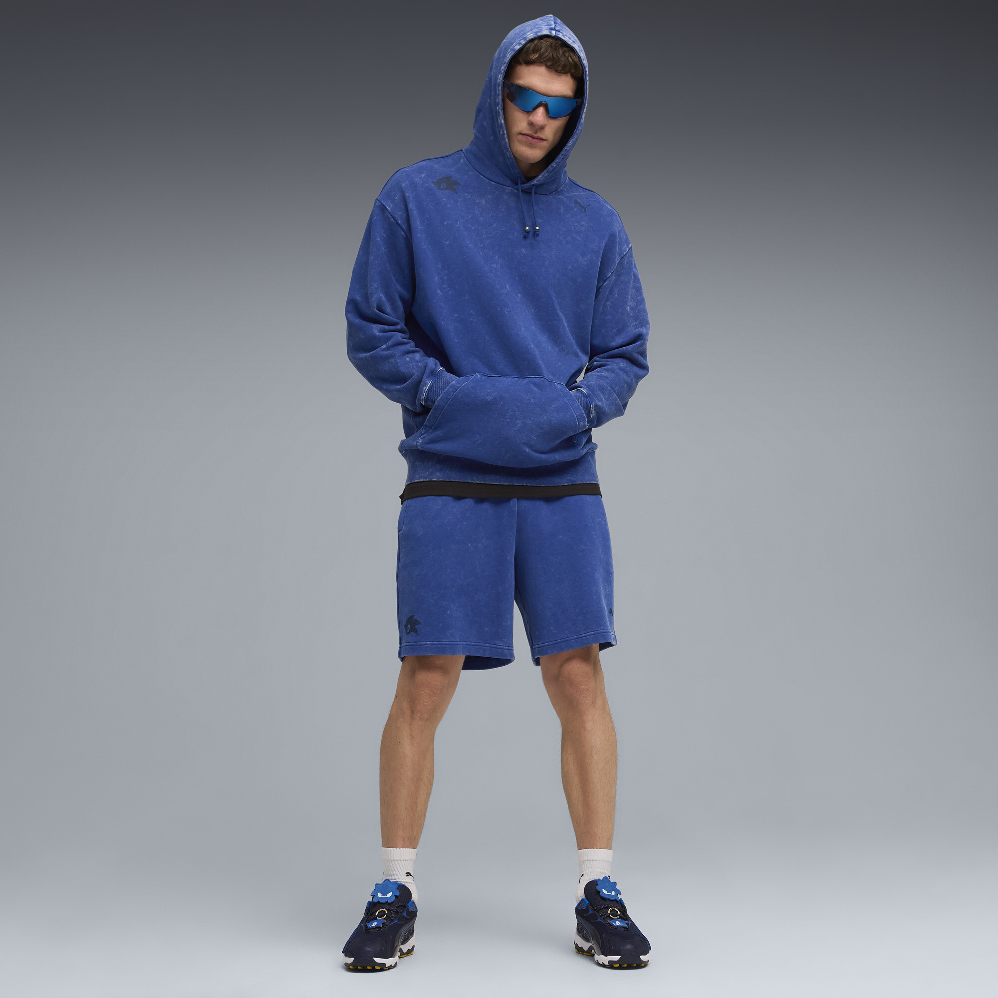 PUMA x SONIC THE HEDGEHOG Inhale Sneakers uniseks, Blauw, Maat 46 thumbnail 7