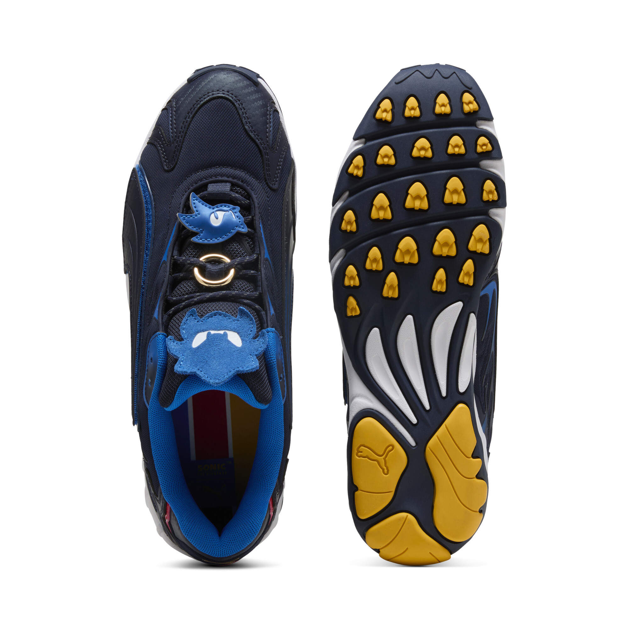 PUMA x SONIC THE HEDGEHOG Inhale Sneakers uniseks, Blauw, Maat 46 thumbnail 4