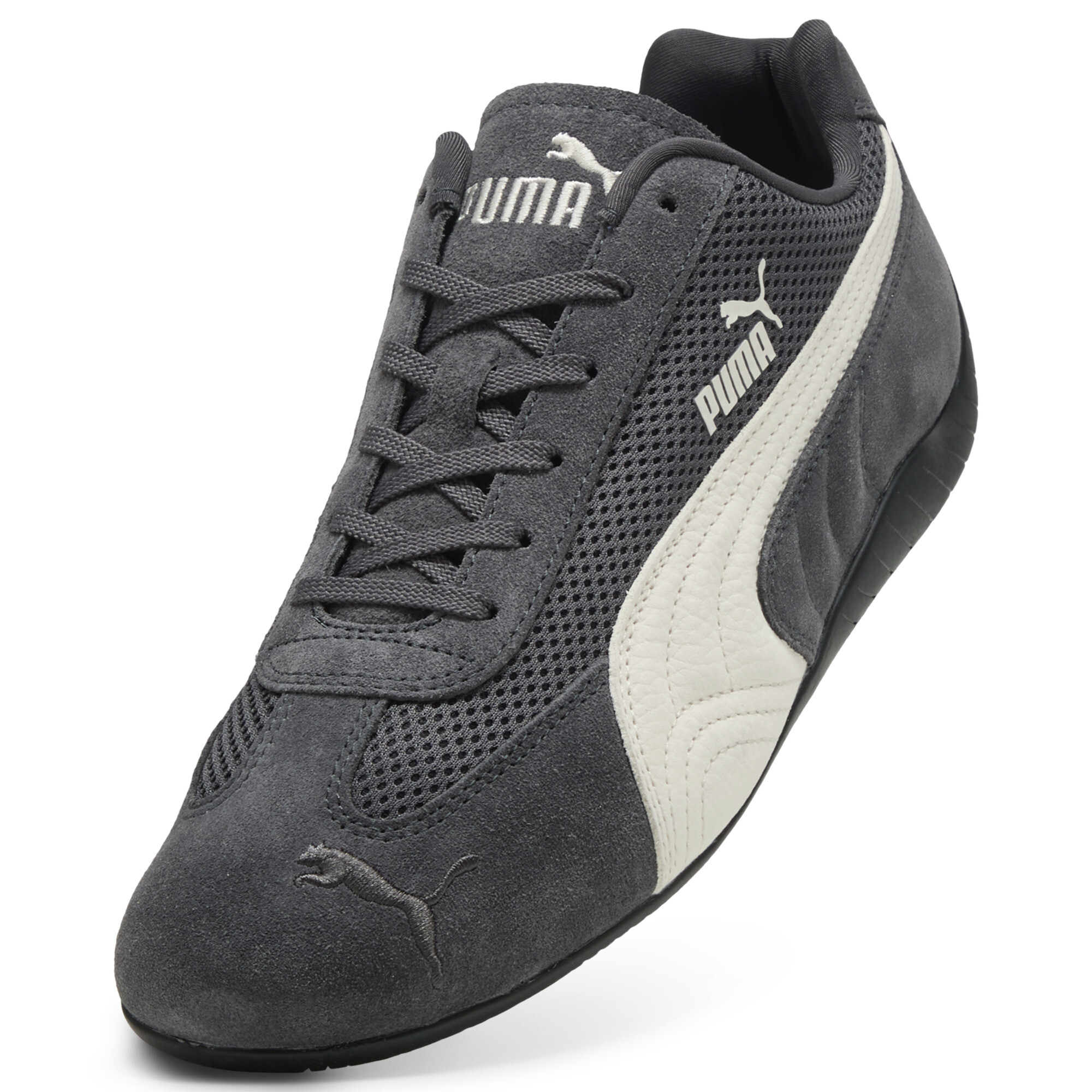 PUMA Mostro Mesh sneakers uniseks, Grijs/Wit, Maat 40,5 thumbnail 2