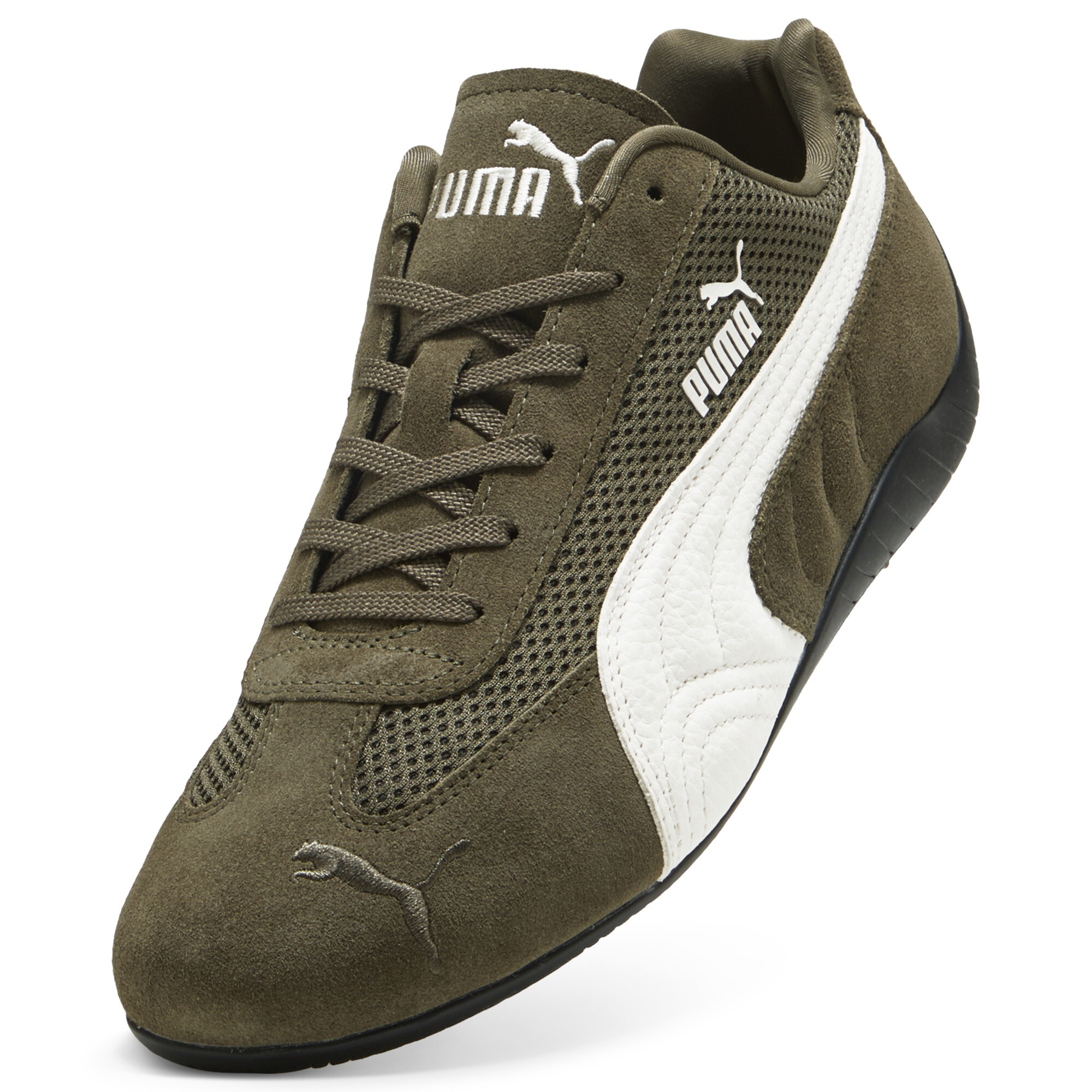 PUMA Mostro Mesh sneakers uniseks, Groen/Wit, Maat 40 thumbnail 2