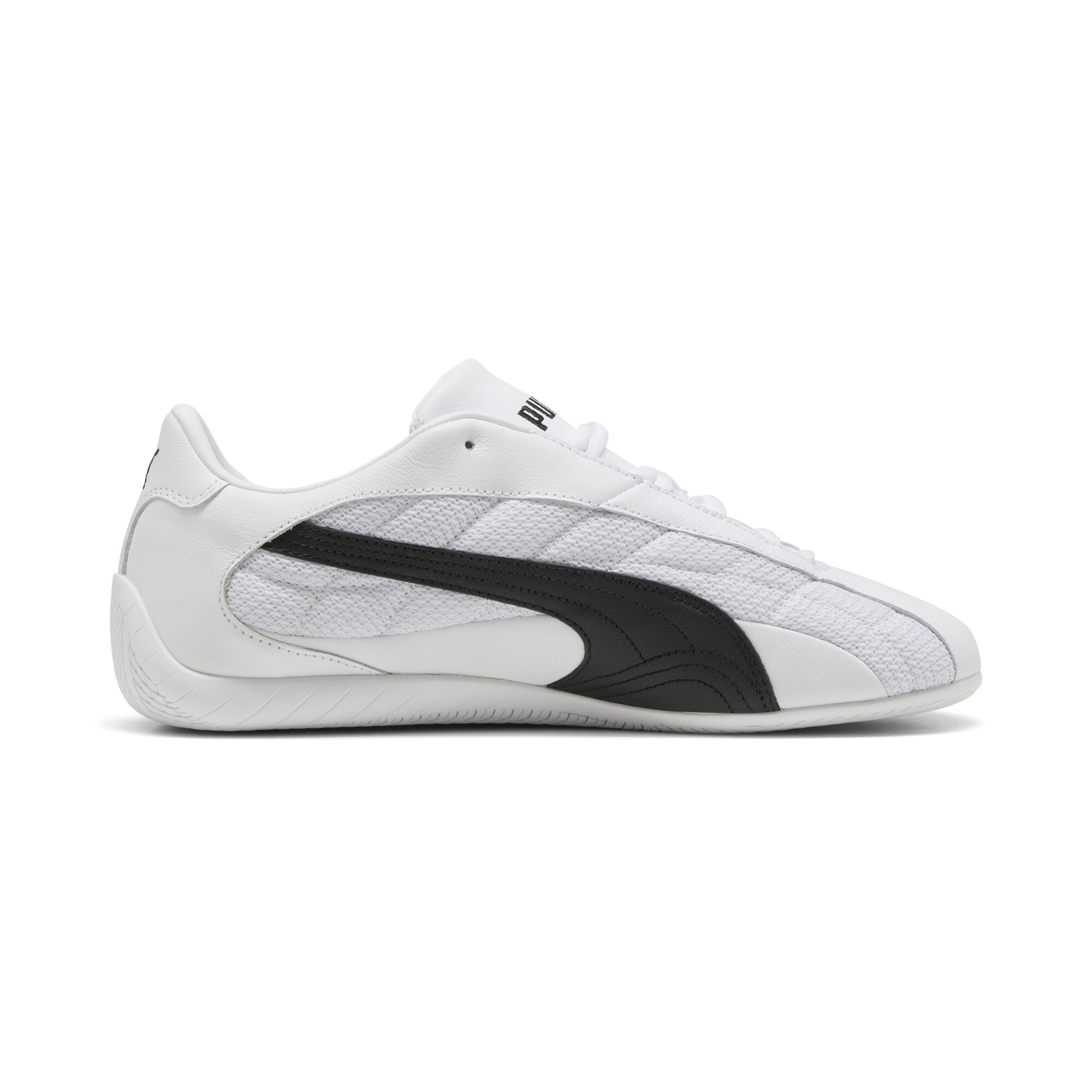PUMA Speedcat Plus uniseks leren sneakers, Zwart/Wit, Maat 38,5 thumbnail 3