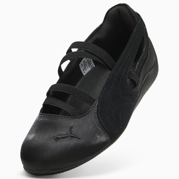Speedcat Satin Ballet Sneakers Women, PUMA Black-Cool Dark Gray, large-ZAF