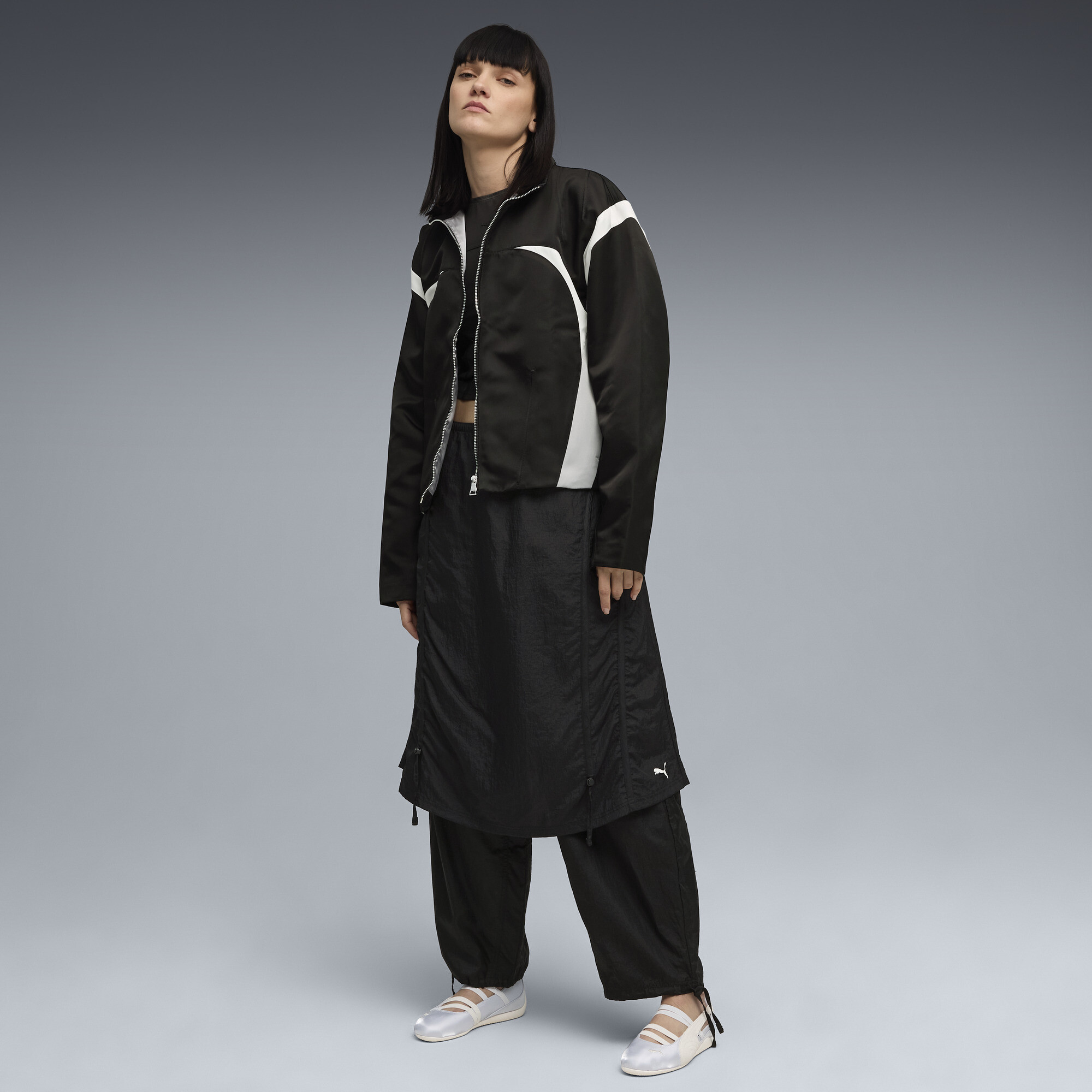 PUMA Speedcat Satin Ballet sneakers voor Dames, Wit/Zilver, Maat 39 thumbnail 7