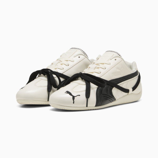 PUMA x ROSÉ Speedcat Lea Sneakers Women, Warm White-PUMA Black, large-ZAF
