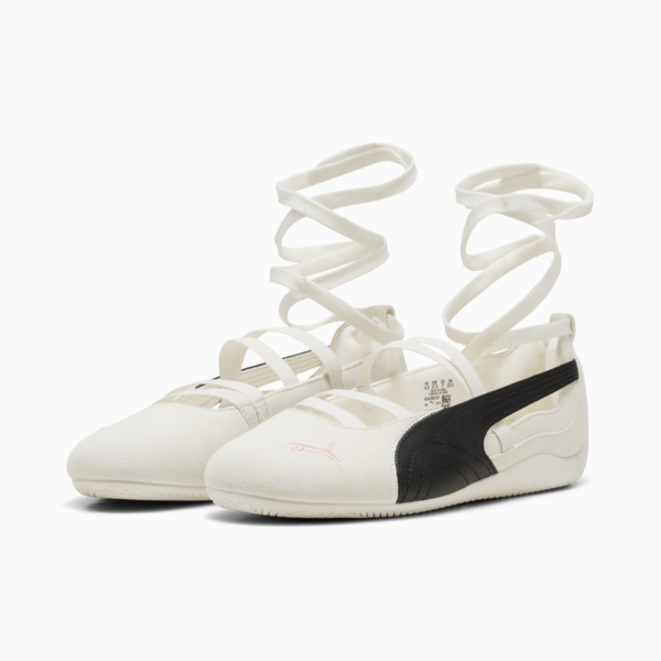 PUMA x ROSÉ Speedcat Ballet Shoes Women, Warm White-PUMA Black-Frosty Pink, large-ZAF