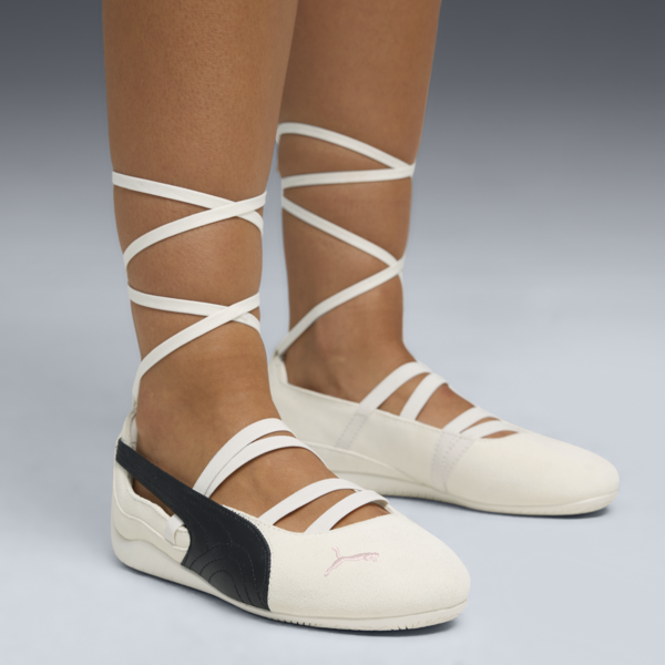 PUMA x ROSÉ Speedcat Ballet Shoes Women, Warm White-PUMA Black-Frosty Pink, large-ZAF