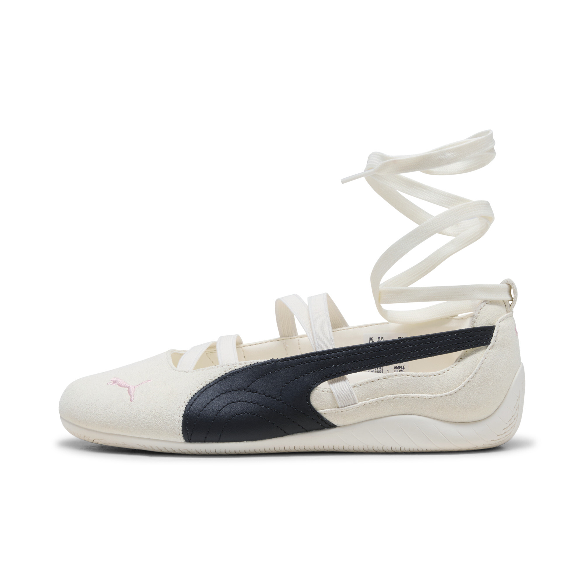 PUMA x ROSÃ Speedcat ballerina's voor Dames, Roze/Zwart/Wit, Maat 38,5