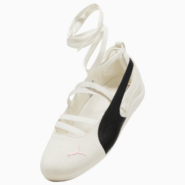 PUMA x ROSÉ Speedcat Ballet Shoes Women, Warm White-PUMA Black-Frosty Pink, large-ZAF