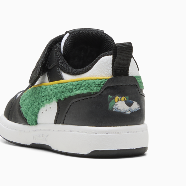 Tenis Rebound V6 Low Super PUMA para bebés, PUMA White-Archive Green-PUMA Black, large-MEX