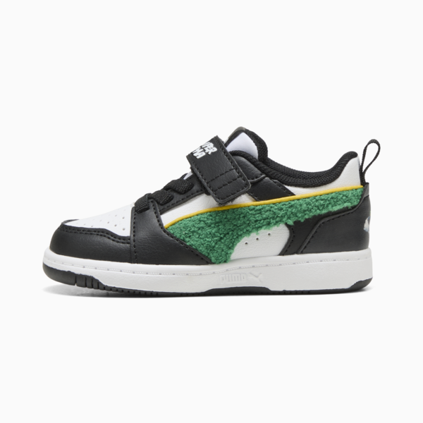 Tenis Rebound V6 Low Super PUMA para bebés, PUMA White-Archive Green-PUMA Black, large-MEX