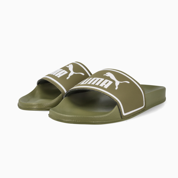 Poolcat Slide Focus ZADP, PUMA Olive-PUMA White, large-ZAF