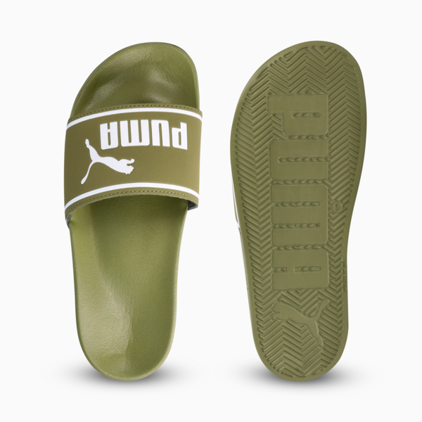 Poolcat Slide Focus ZADP, PUMA Olive-PUMA White, large-ZAF