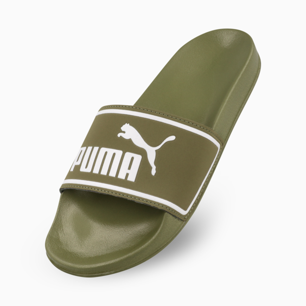 Poolcat Slide Focus ZADP, PUMA Olive-PUMA White, large-ZAF