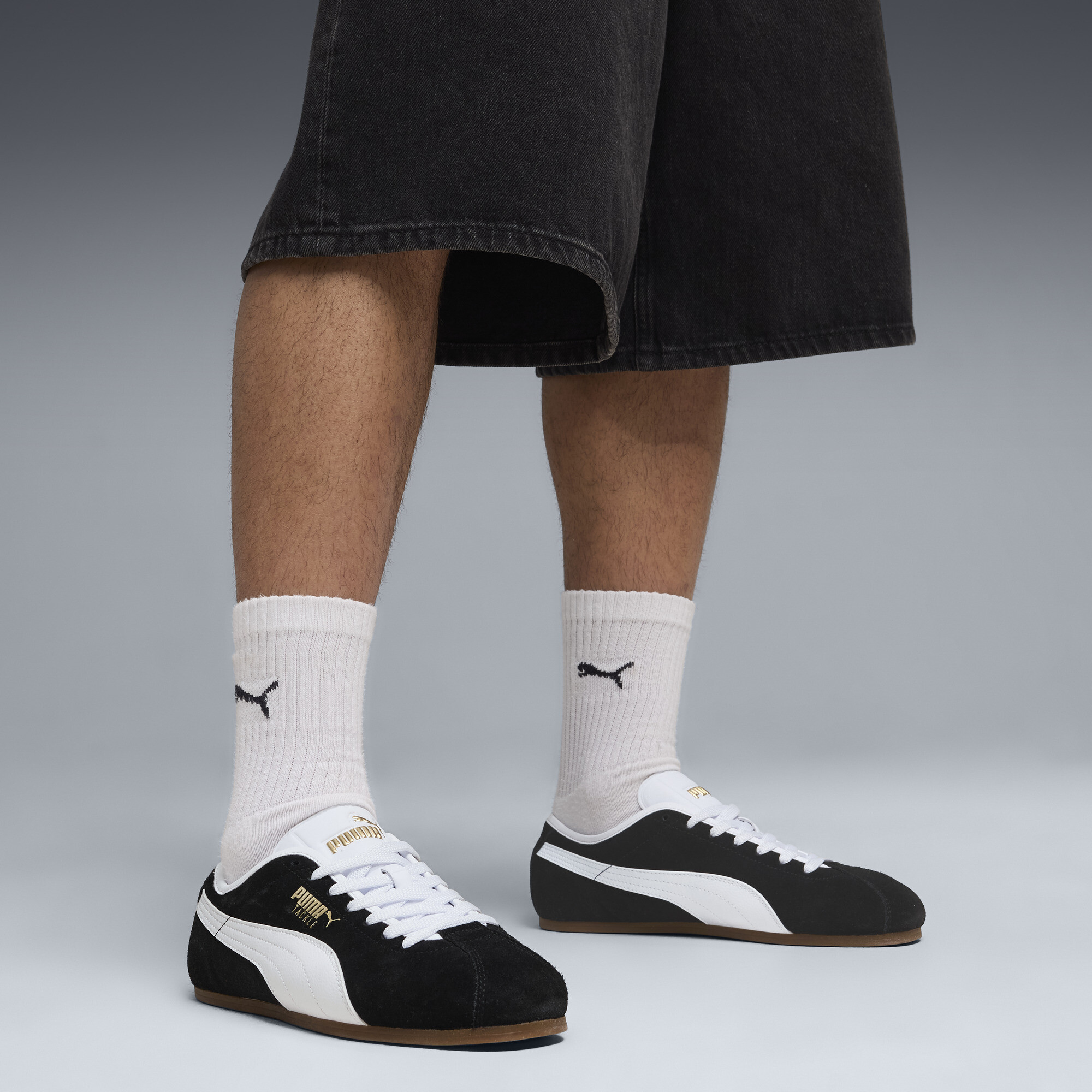 PUMA Tackle uniseks sneakers, Zwart/Wit, Maat 47 thumbnail 8