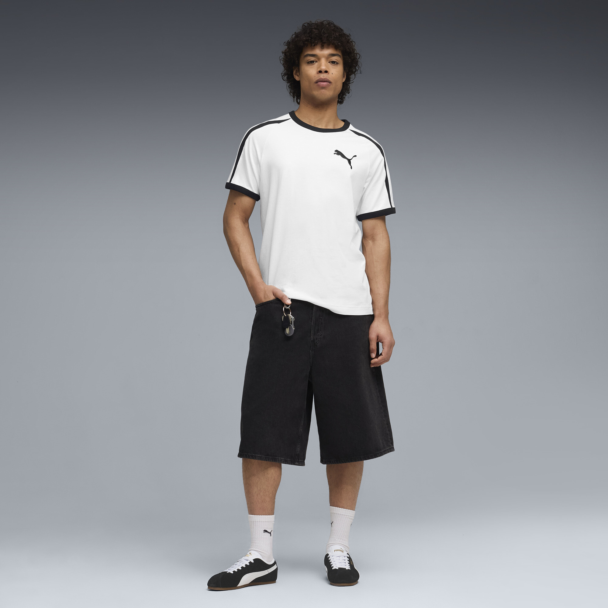 PUMA Tackle uniseks sneakers, Zwart/Wit, Maat 47 thumbnail 7