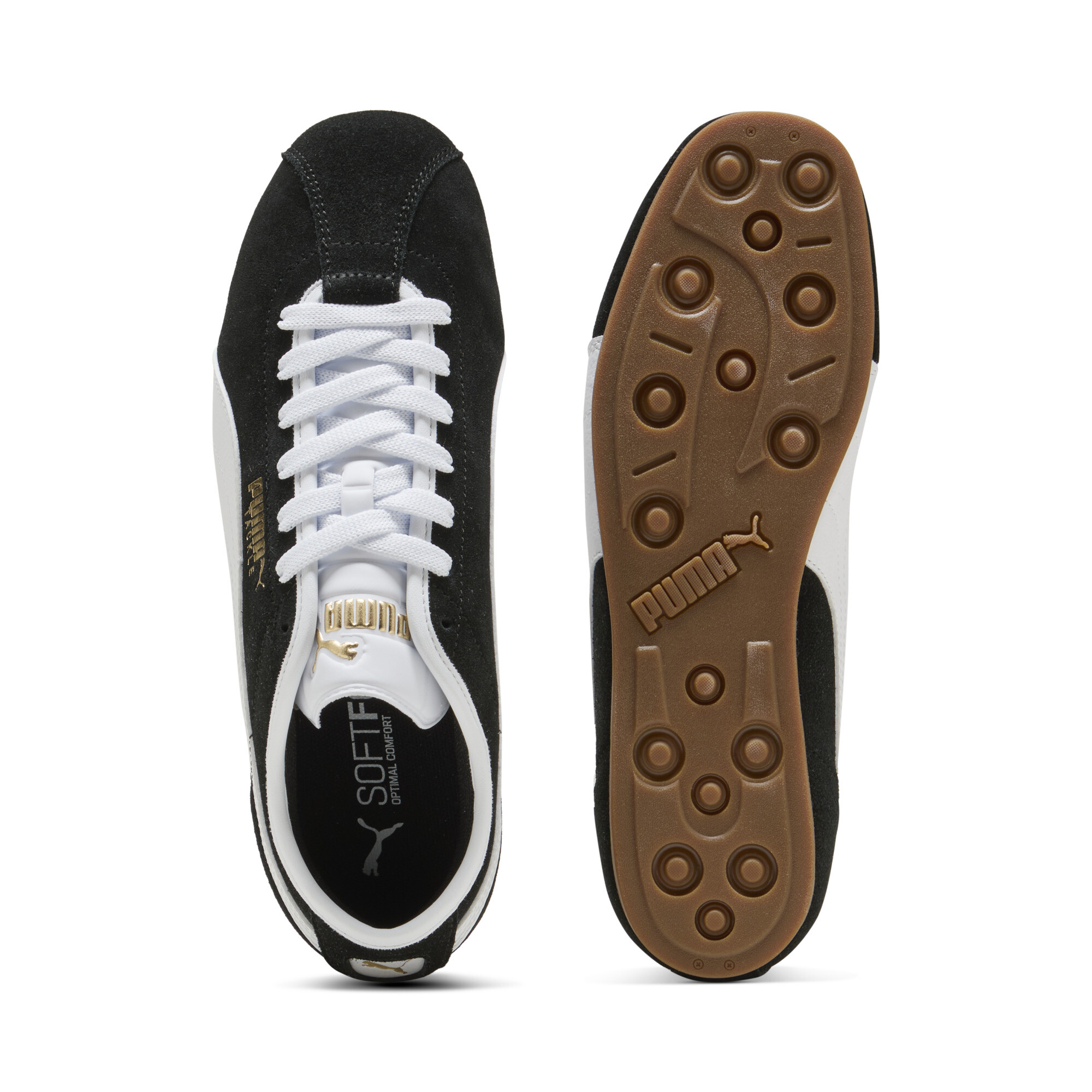 PUMA Tackle uniseks sneakers, Zwart/Wit, Maat 47 thumbnail 4