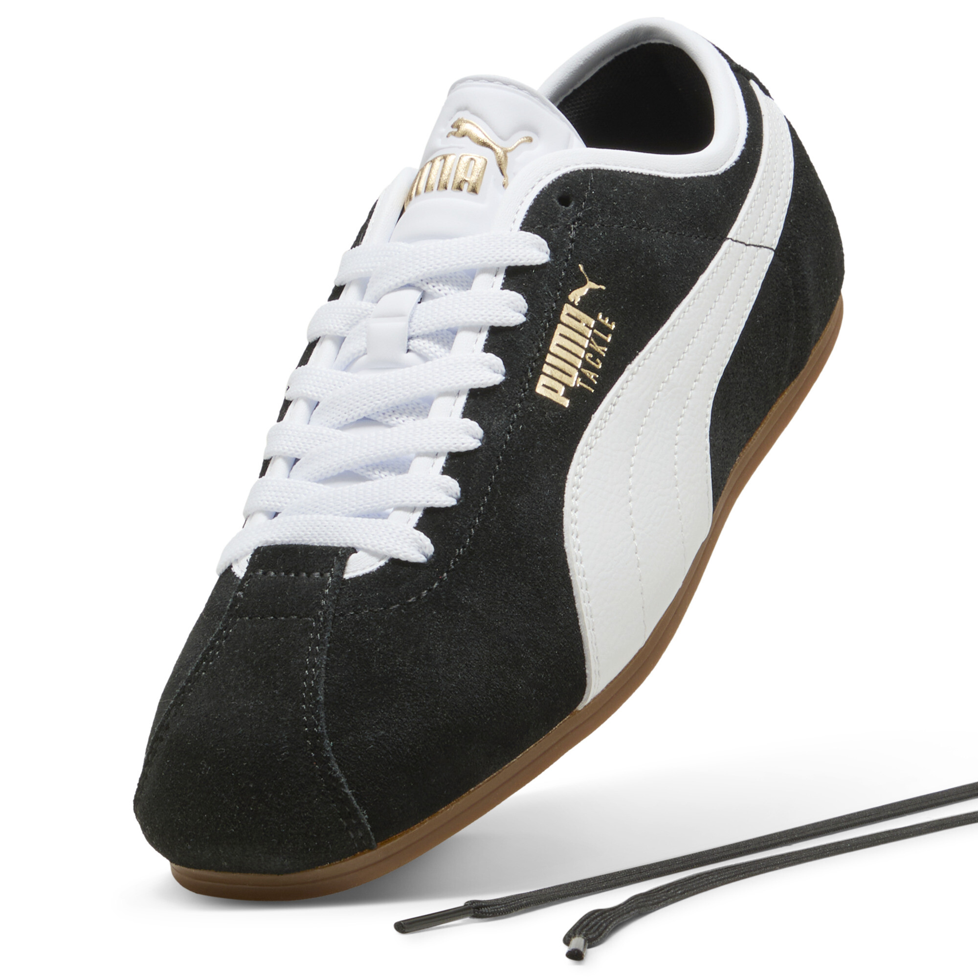 PUMA Tackle uniseks sneakers, Zwart/Wit, Maat 47 thumbnail 2