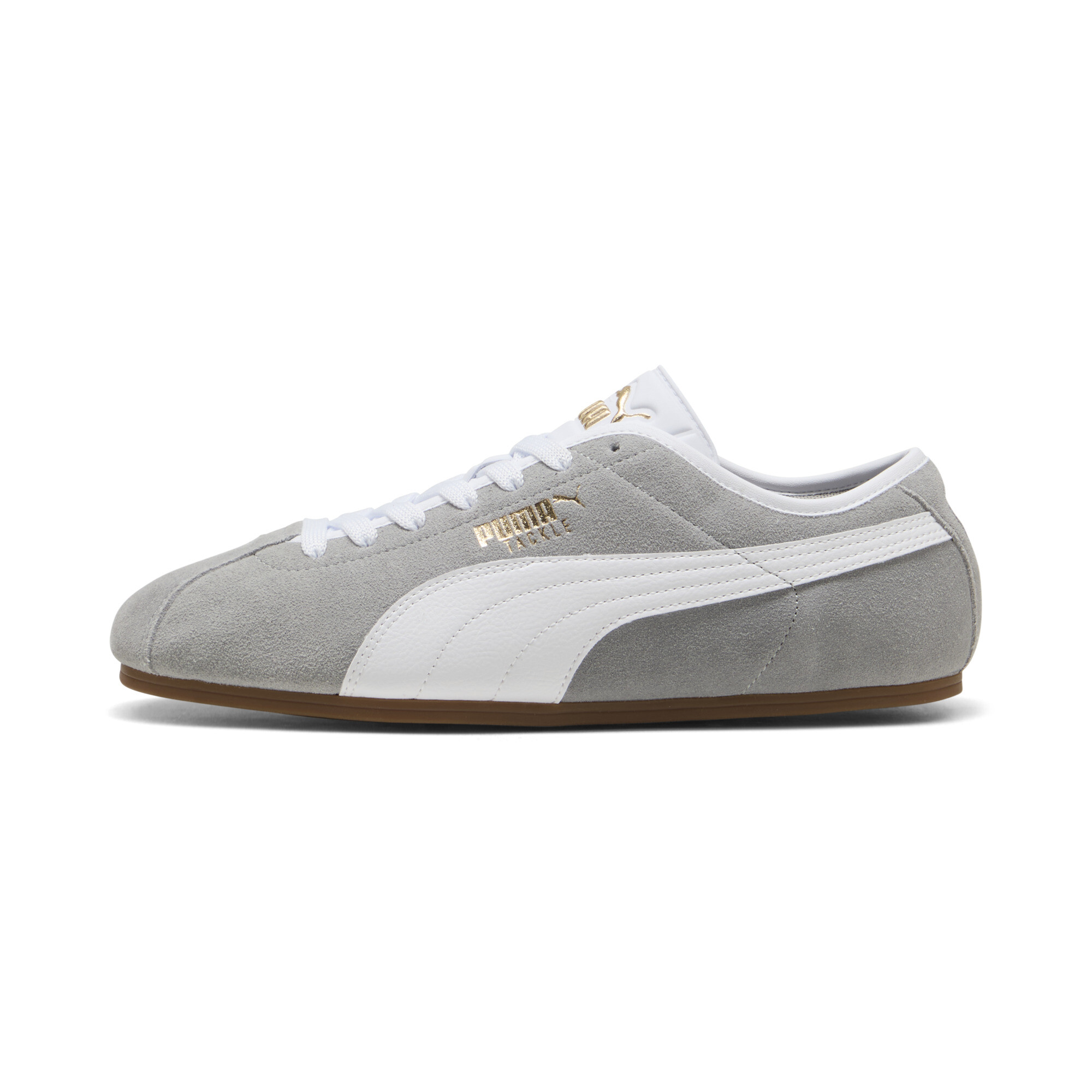 PUMA Tackle uniseks sneakers, Grijs/Wit, Maat 40,5