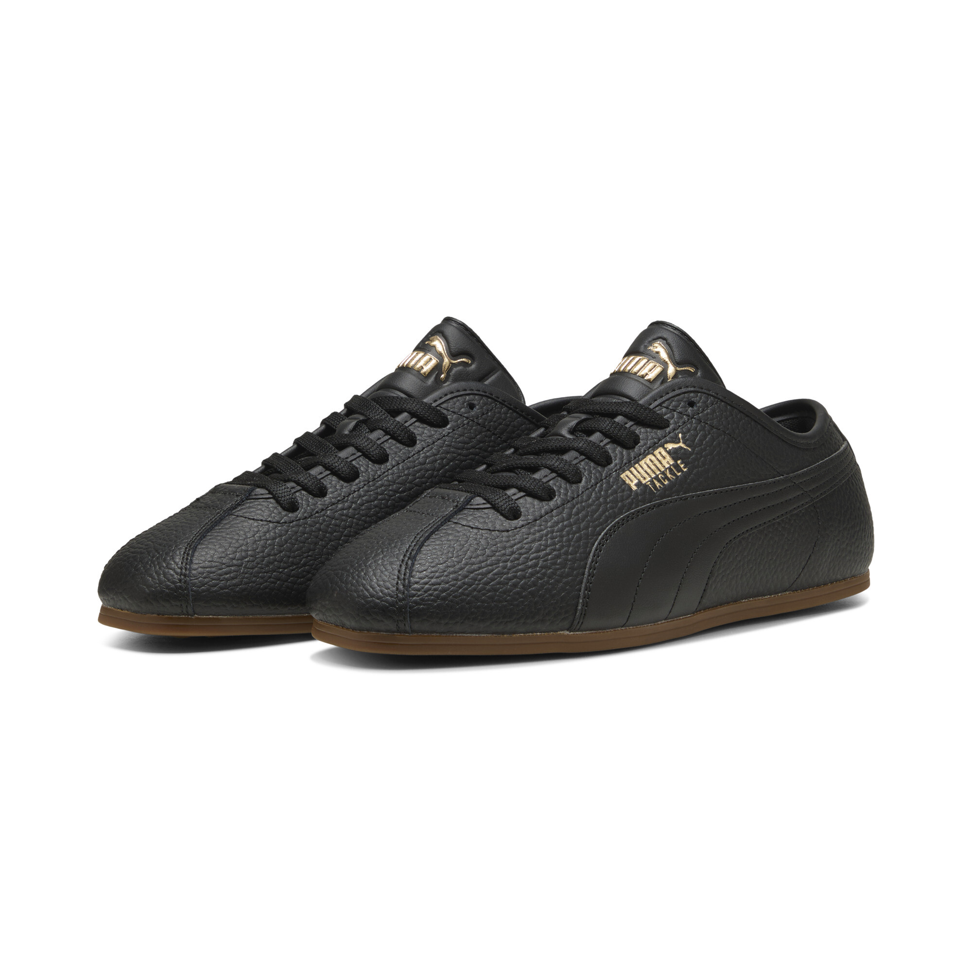 PUMA Tackle L sneakers uniseks, Zwart/Goud, Maat 37,5 thumbnail 6