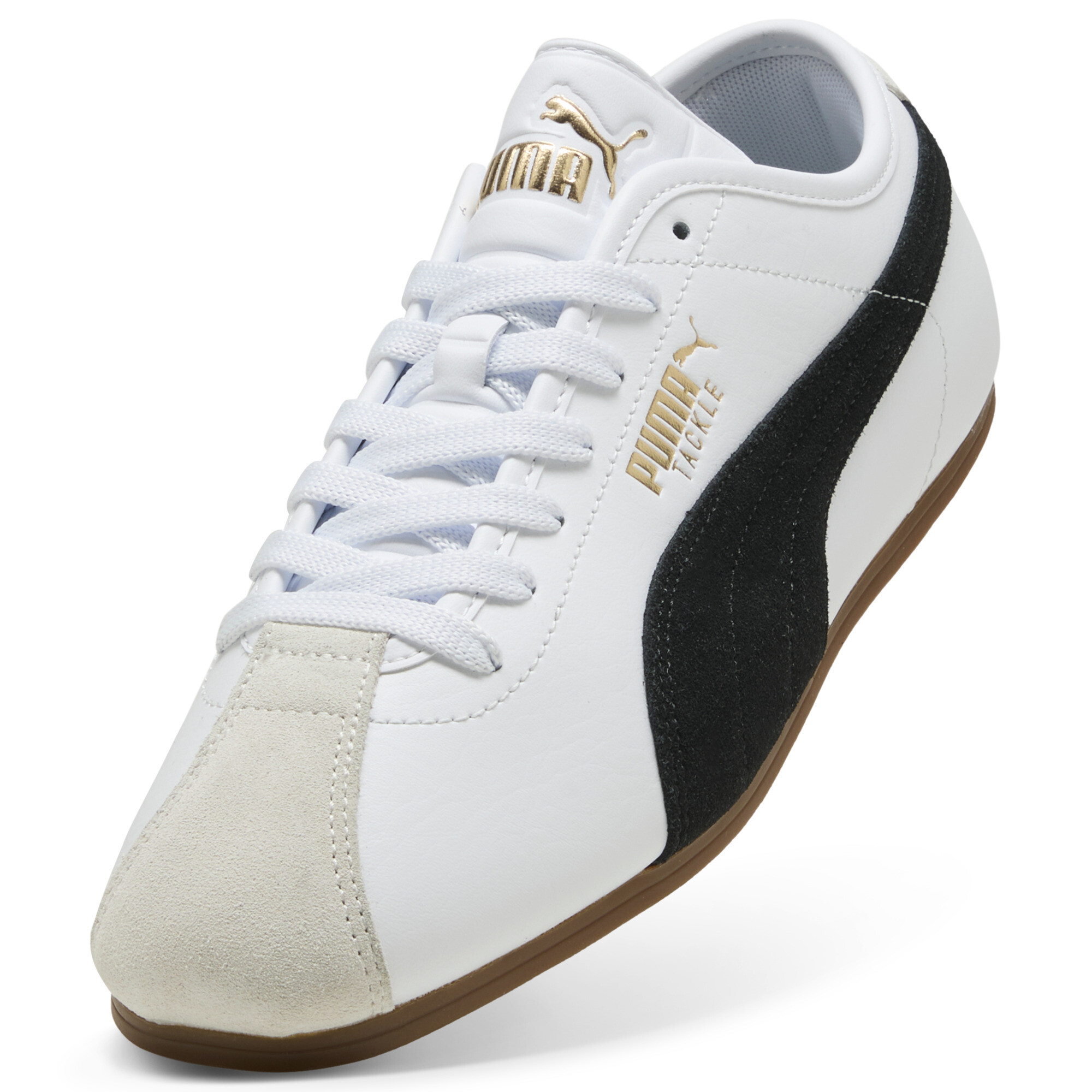 PUMA Tackle OG-sneakers uniseks, Zwart/Wit, Maat 42 thumbnail 2