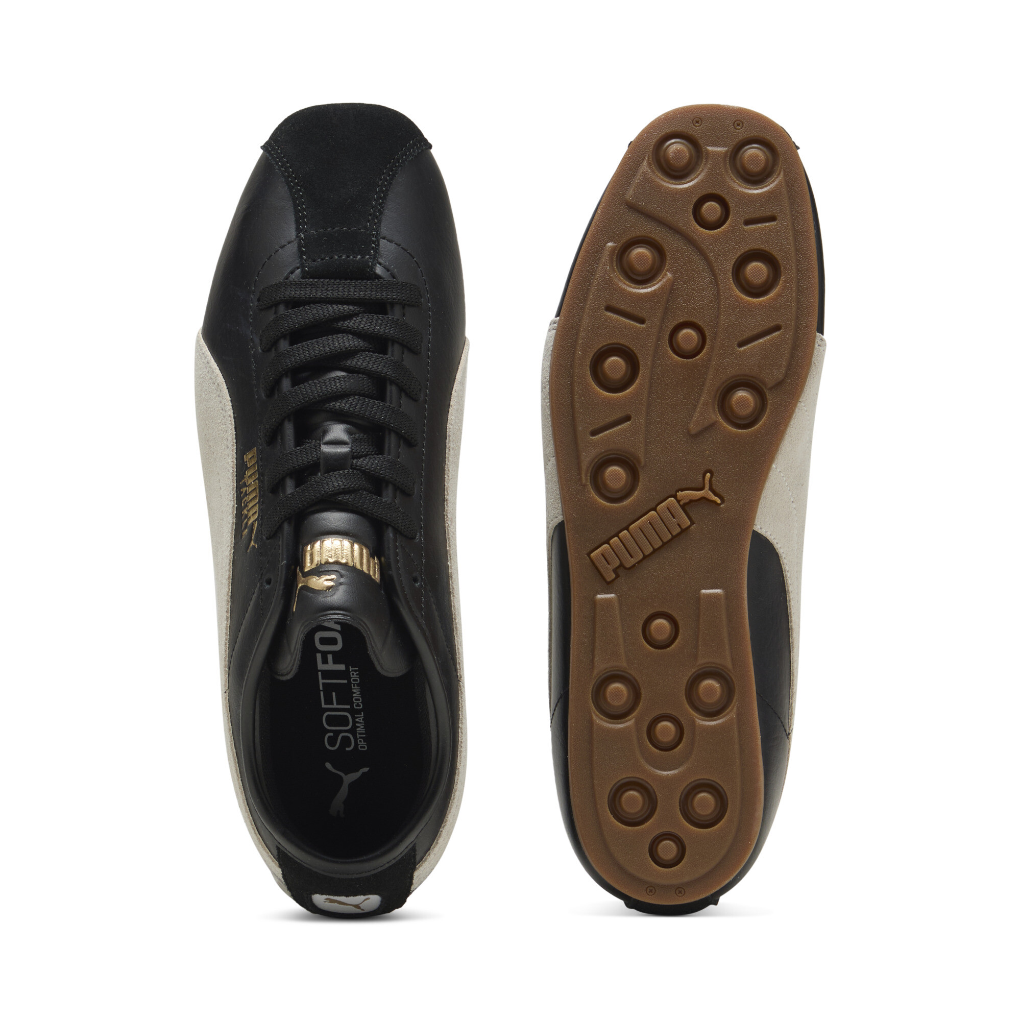 PUMA Tackle OG-sneakers uniseks, Zwart/Wit, Maat 38,5 thumbnail 4