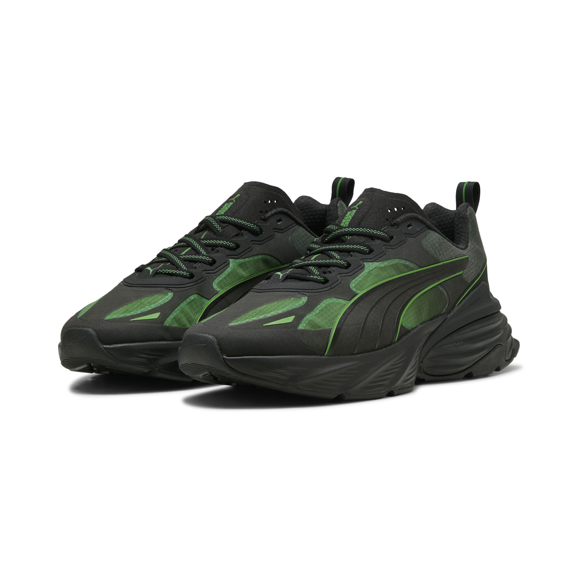 PUMA Fade sneakers uniseks, Groen/Zwart, Maat 37 thumbnail 6