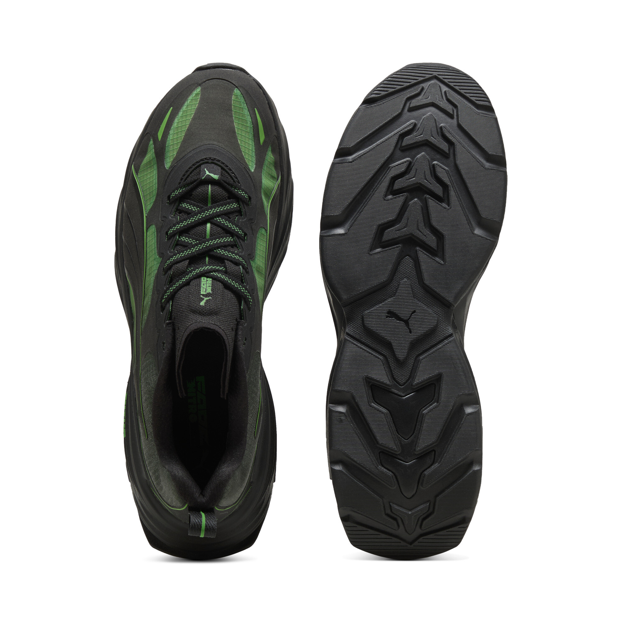 PUMA Fade sneakers uniseks, Groen/Zwart, Maat 37 thumbnail 4