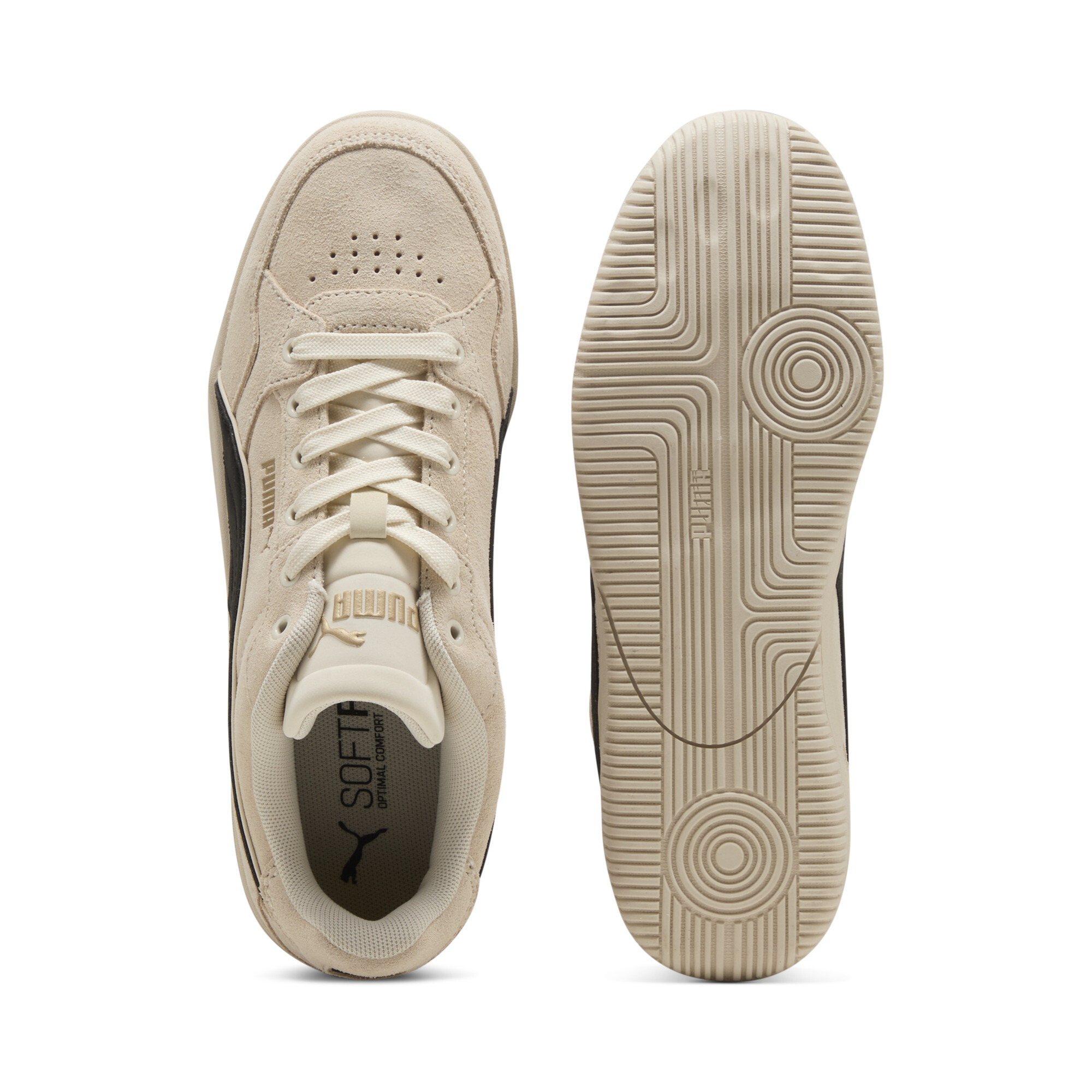 PUMA K-Moda sneakers voor Dames, Zwart/Goud, Maat 37 thumbnail 4