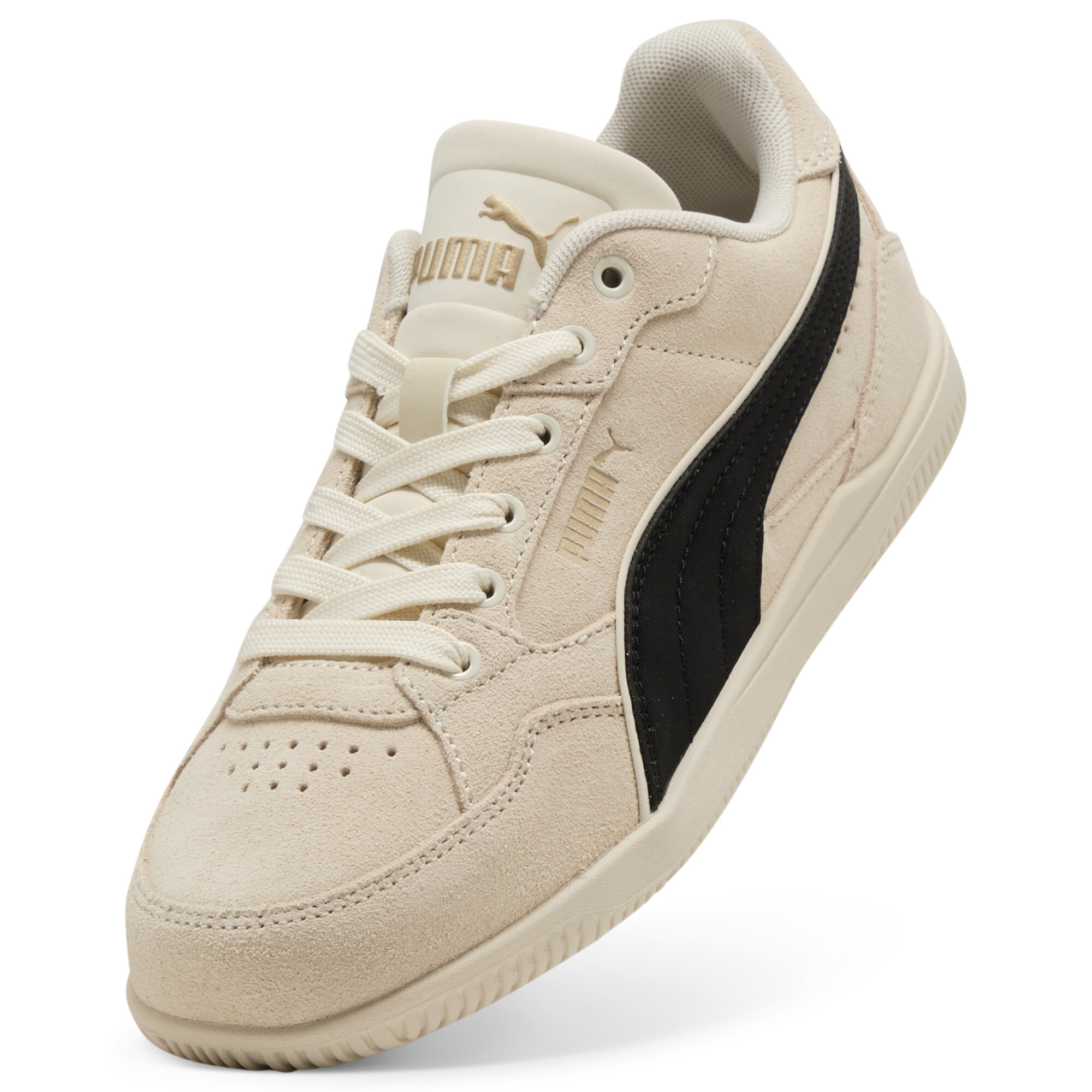 PUMA K-Moda sneakers voor Dames, Zwart/Goud, Maat 37 thumbnail 2