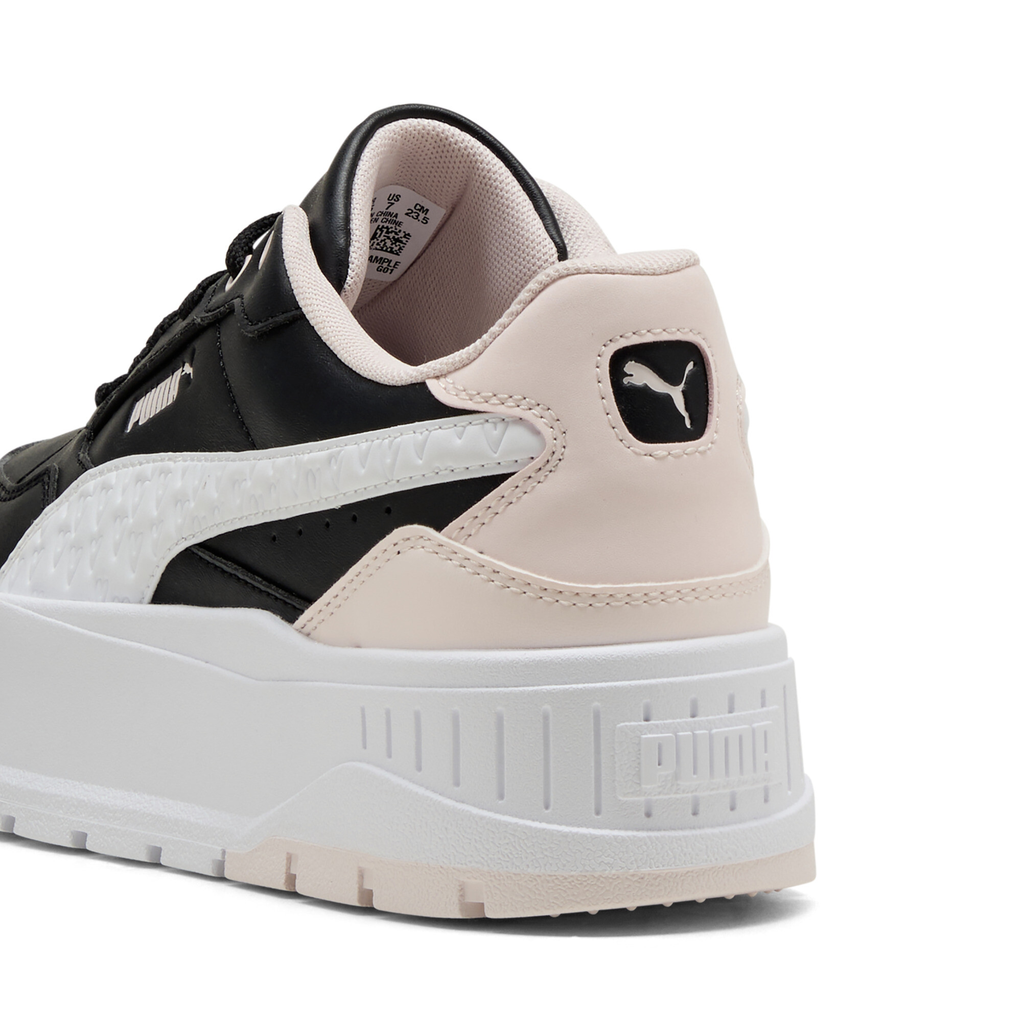 PUMA Karmen II Idol With Love sneakers voor Dames, Zwart/Wit, Maat 40 thumbnail 5