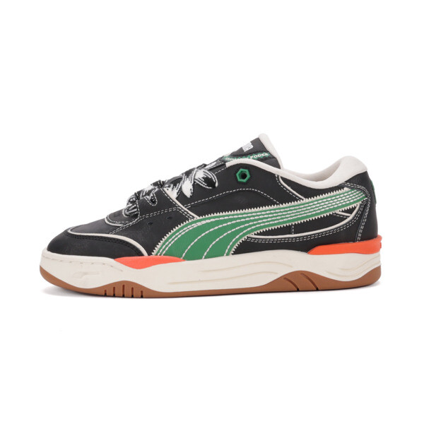 Zapatillas PUMA-180 Animal De Poder En Negro/Archive Verde/SugaRojo Almond