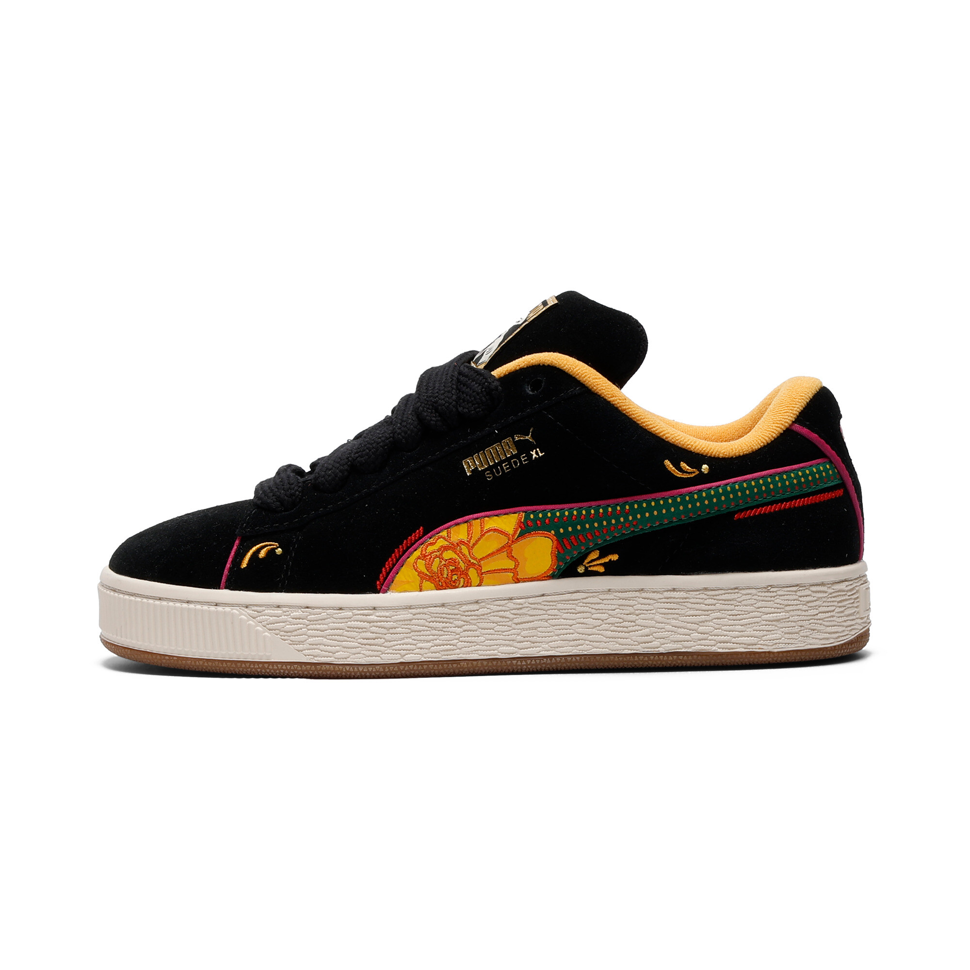 Puma Suede Xl La Catrina Día De Muertos Sneakers In Black