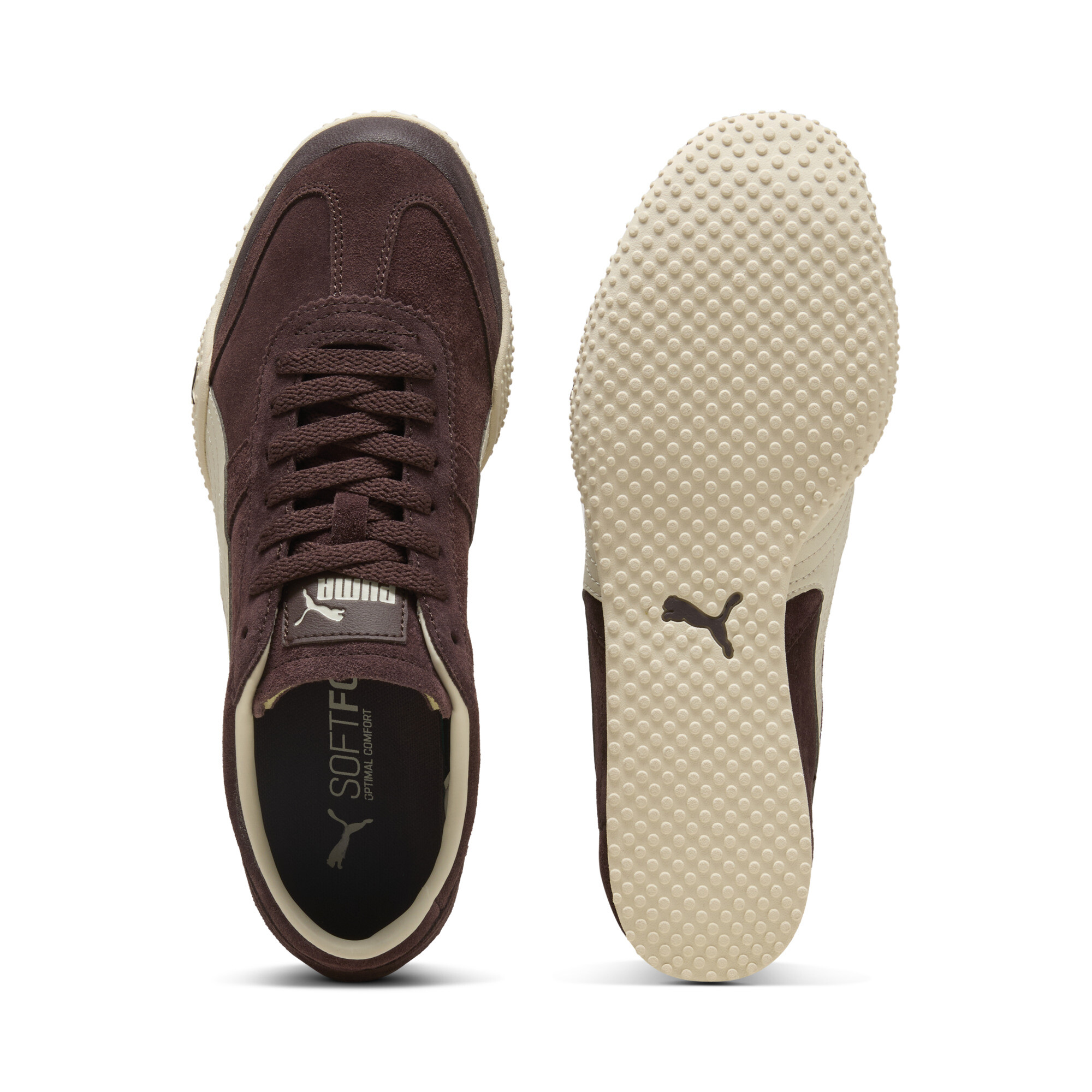 PUMA Bella Classic sneakers voor Dames, Bruin, Maat 37,5 thumbnail 4