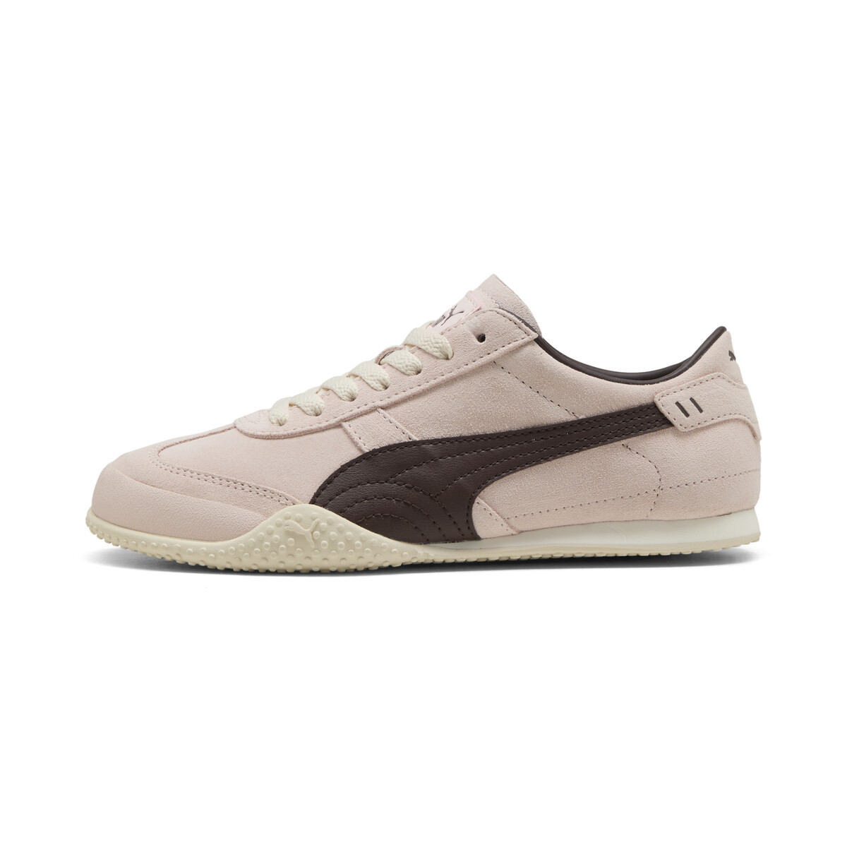 Bella Classic Sneakers Women in Jasmine Flower/Chocolate Brown by PUMA, UK 5