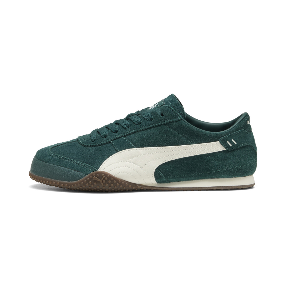 Bella Classic Sneakers Women in Dark Green/Gum by PUMA, UK 4.5