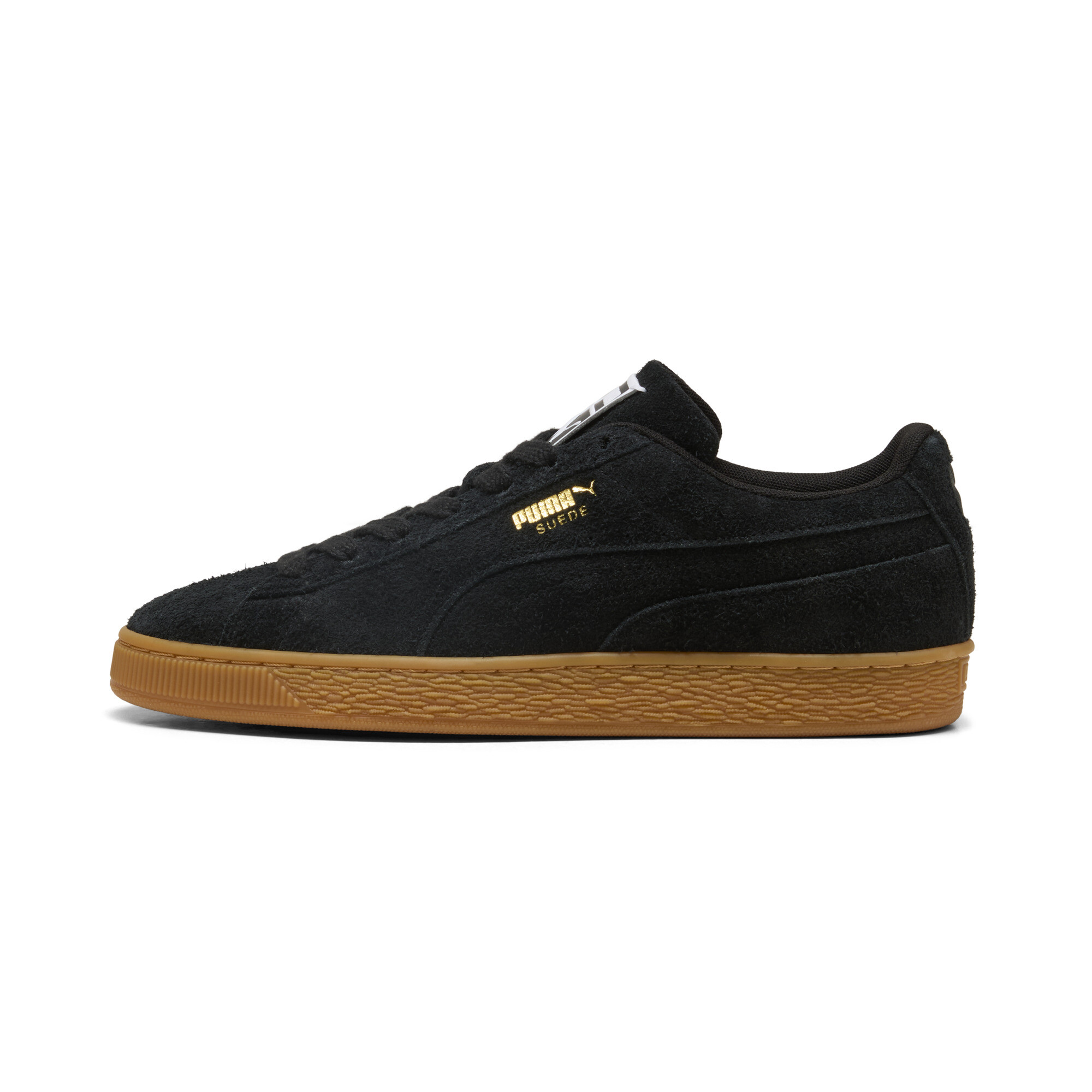 PUMA Suede Forever Sneakers in Black, Size 9.5