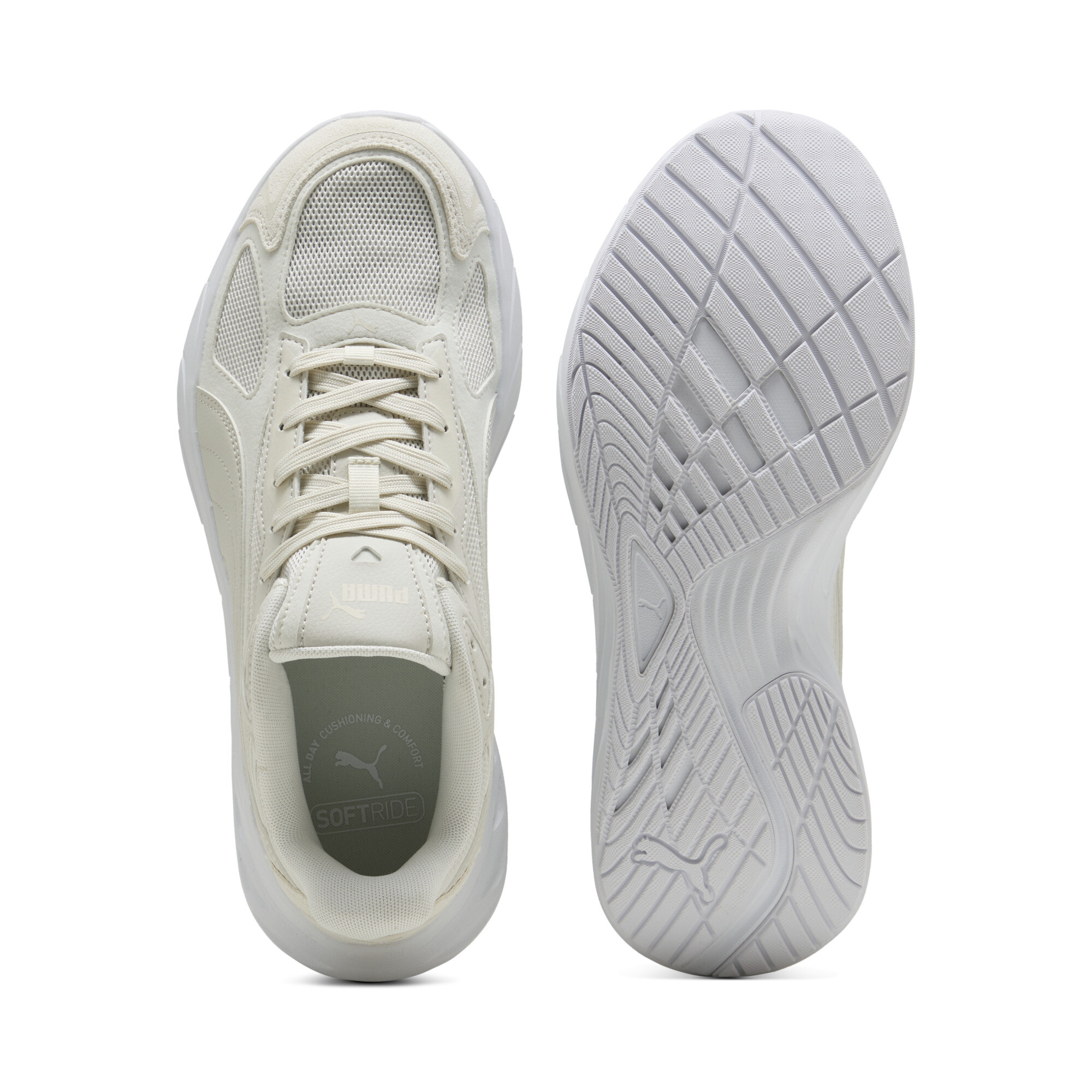 PUMA Hypnotic 2 uniseks sneakers, Grijs/Wit, Maat 43 thumbnail 4